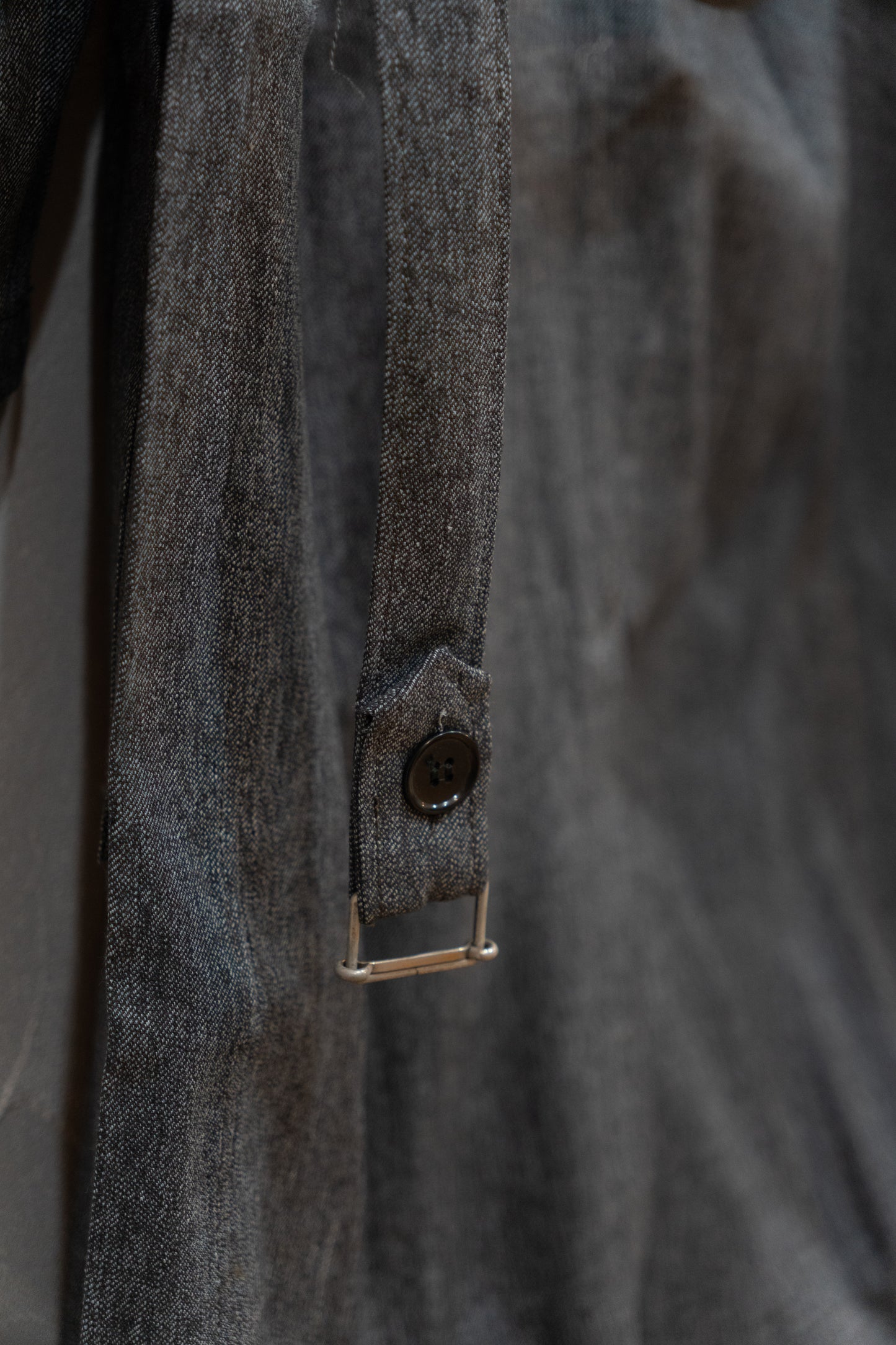50-60s Black Chambray AtelierCoat « AU MOLINEL » DEAD STOCK