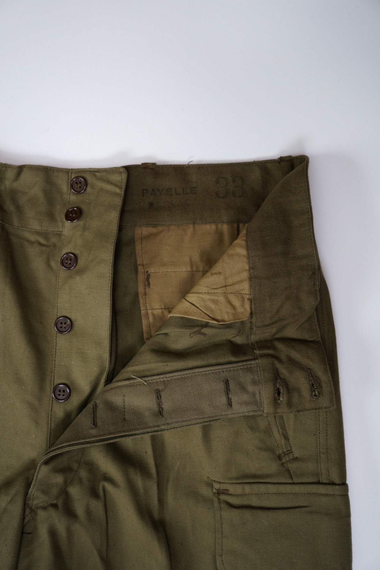 40s French Army M-47 Field Trousers Early Model DEADSTOCK