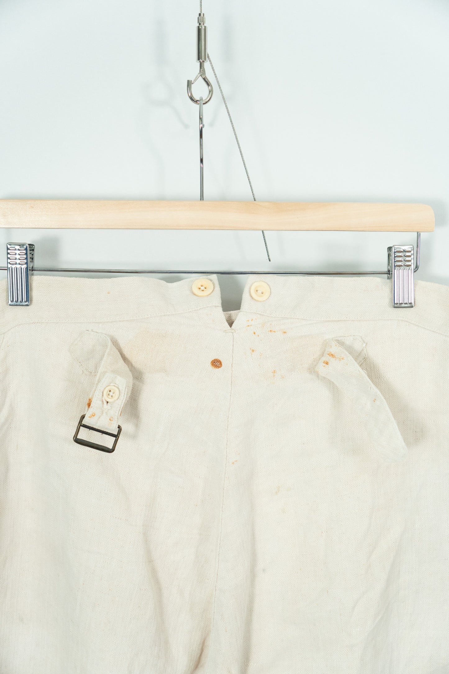 10−30s French Army WWⅠ Linen HBT Bourgeron Pants