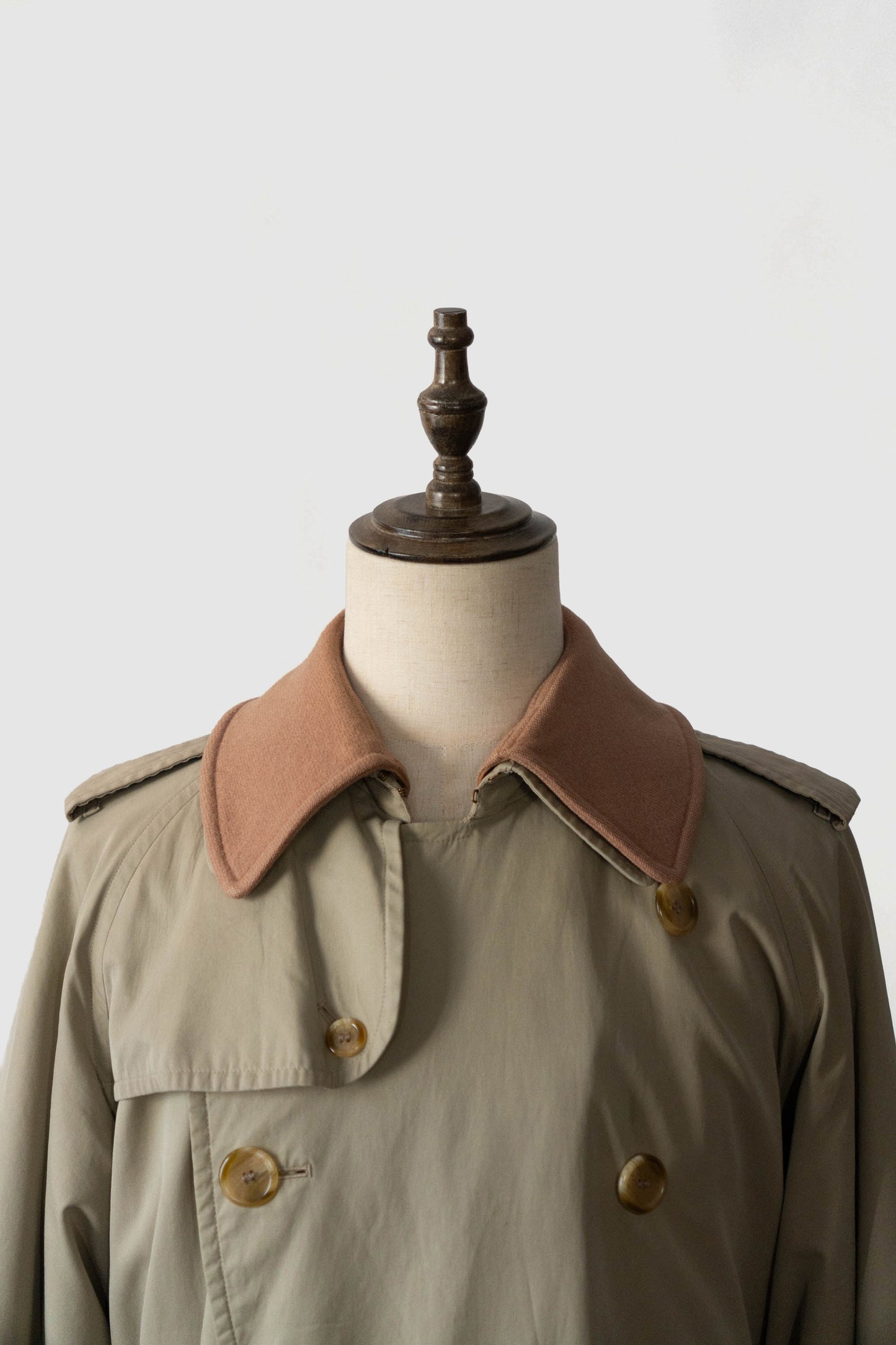 80s burberrys trench coat "trench21" full set cotton fabric