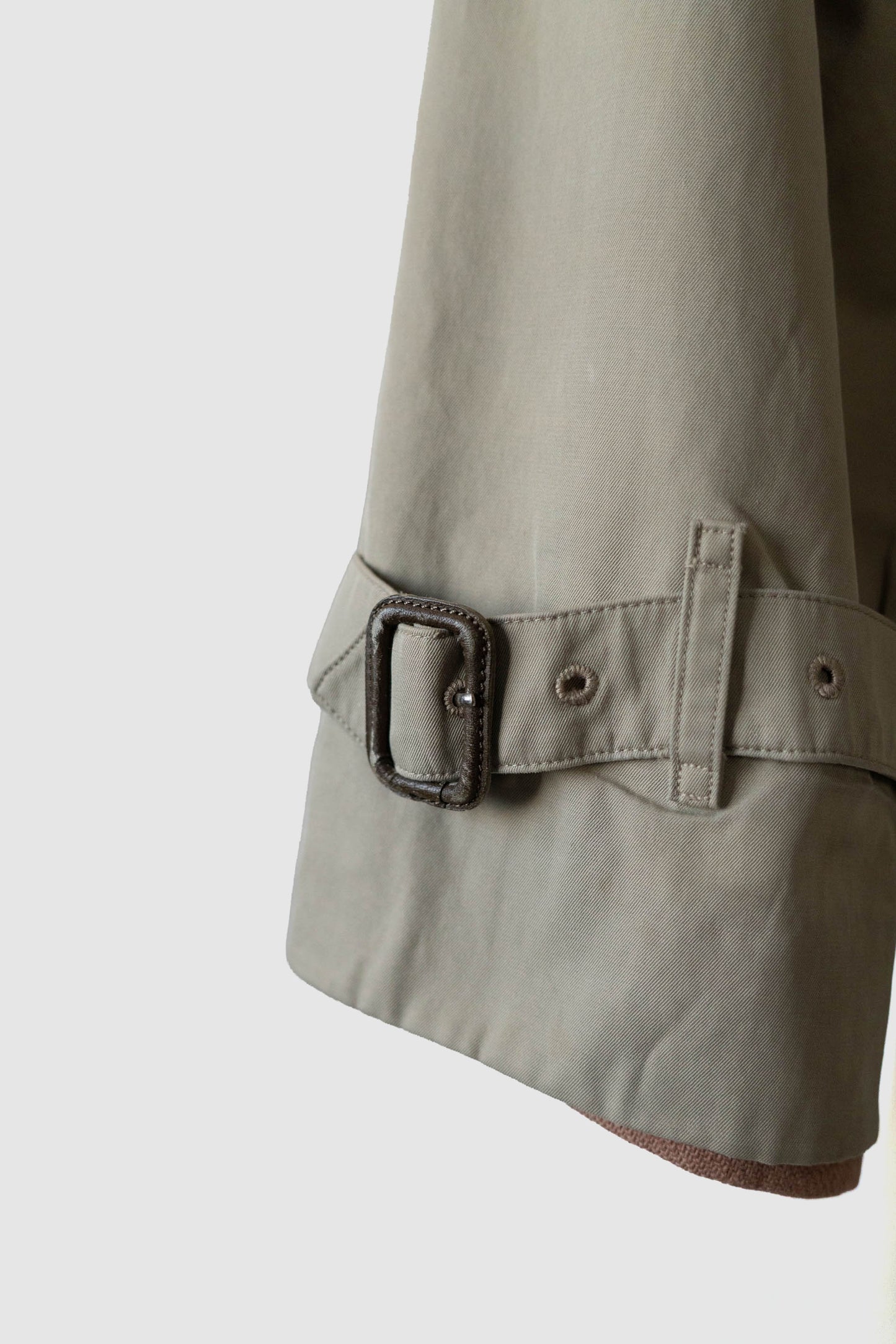 80s burberrys trench coat "trench21" full set cotton fabric