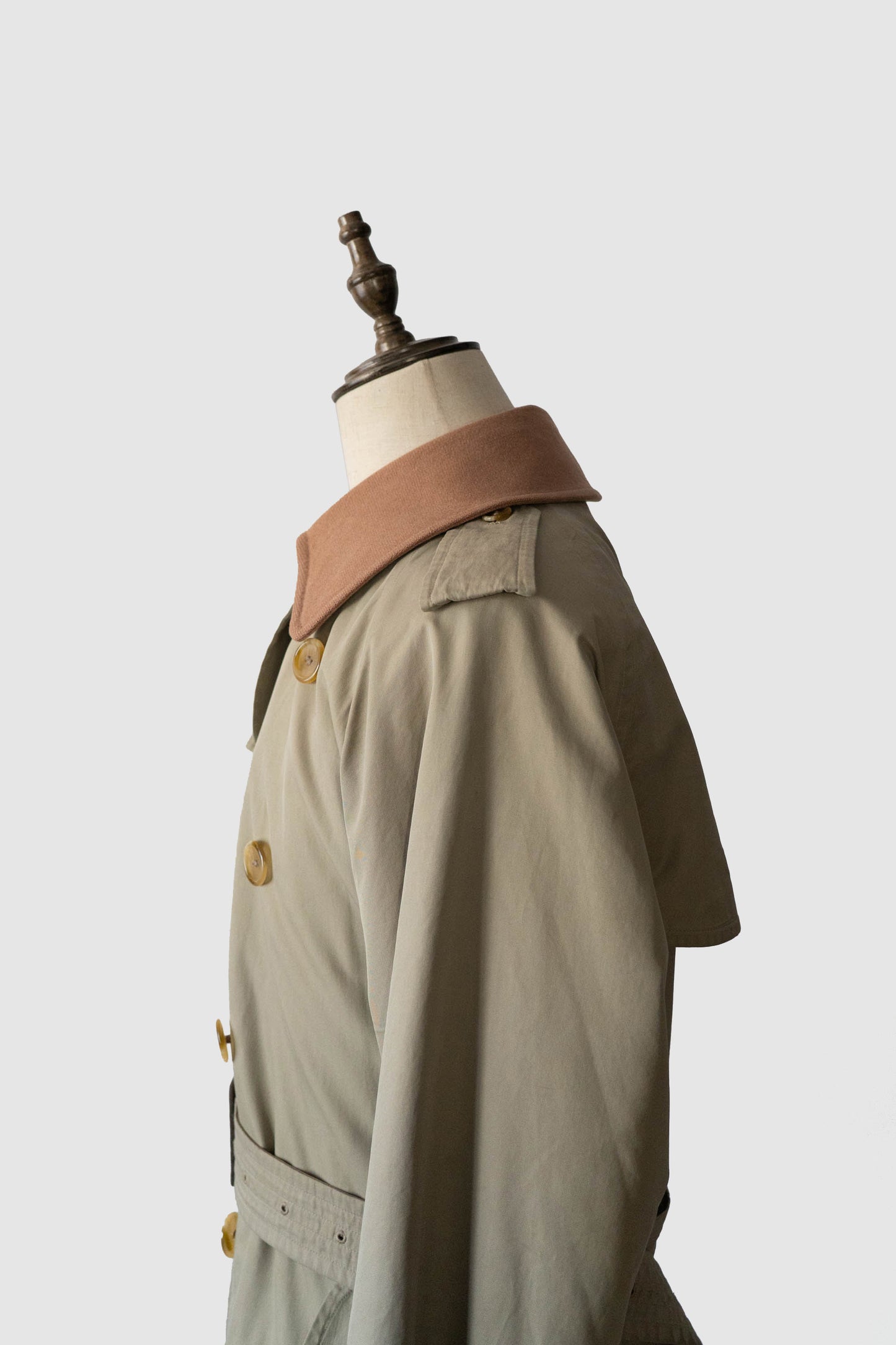 80s burberrys trench coat "trench21" full set cotton fabric