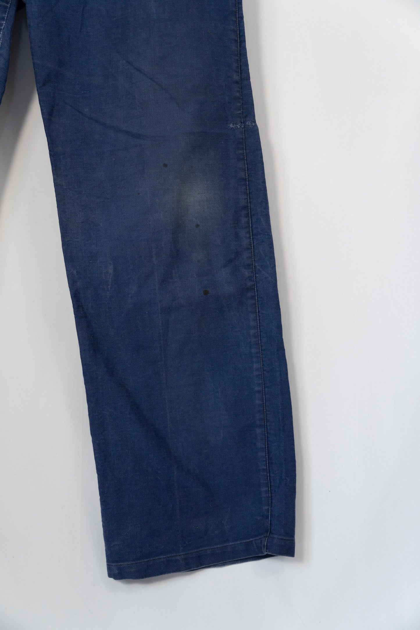 Pantalon de travail français en sergé de coton des années 40 « Saint-Georges »