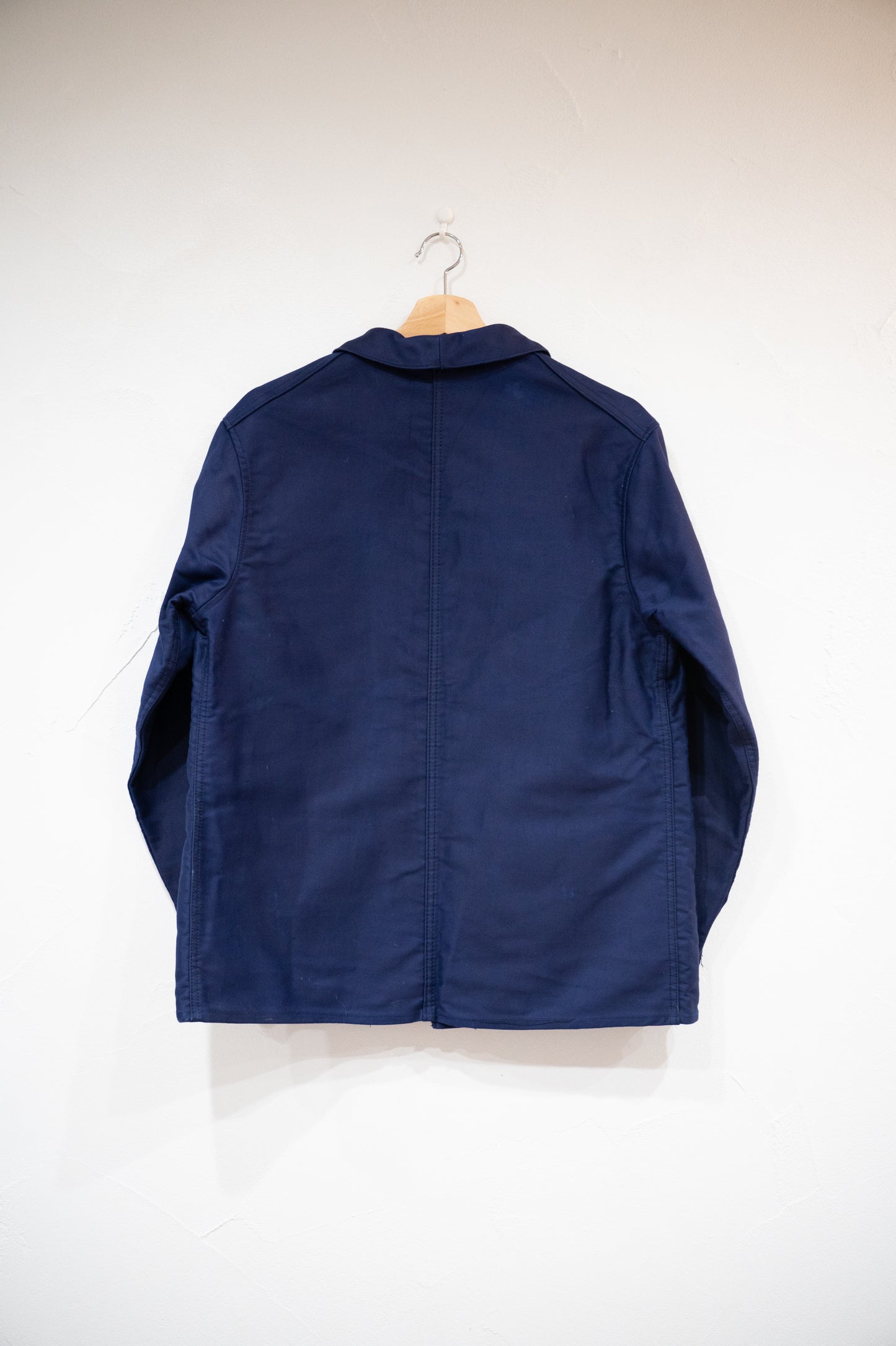Veste en moleskine bleue des années 40 « A St Michel » DEAD STOCK