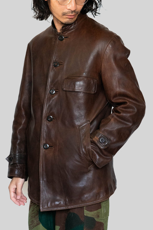 40s german kriegsmarine U-boat leather jacket