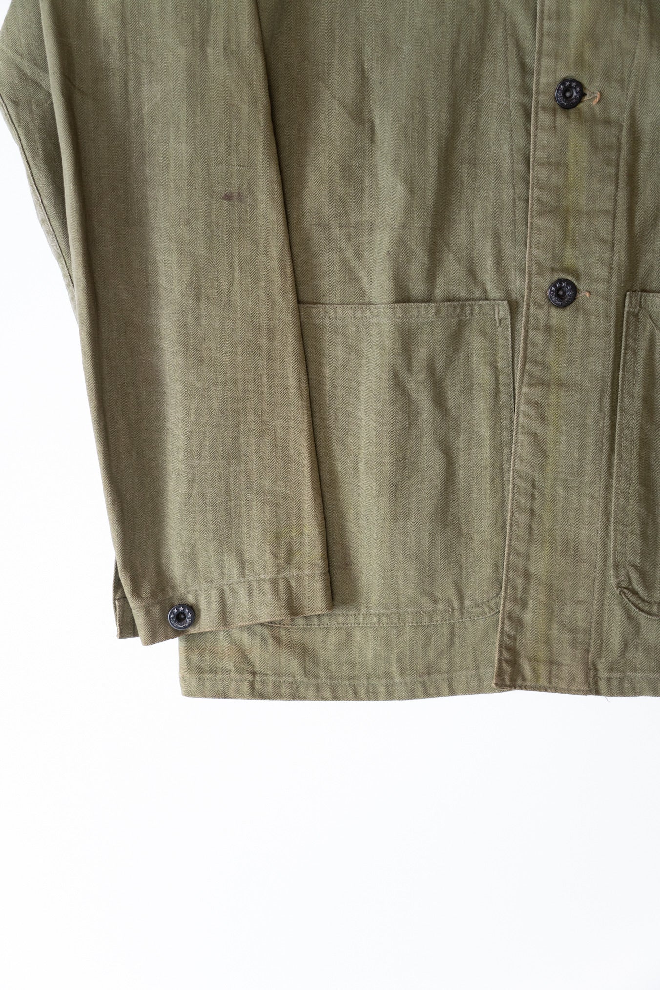 40s WWⅡ USNavy N-3  HBT JACKET Good Condition