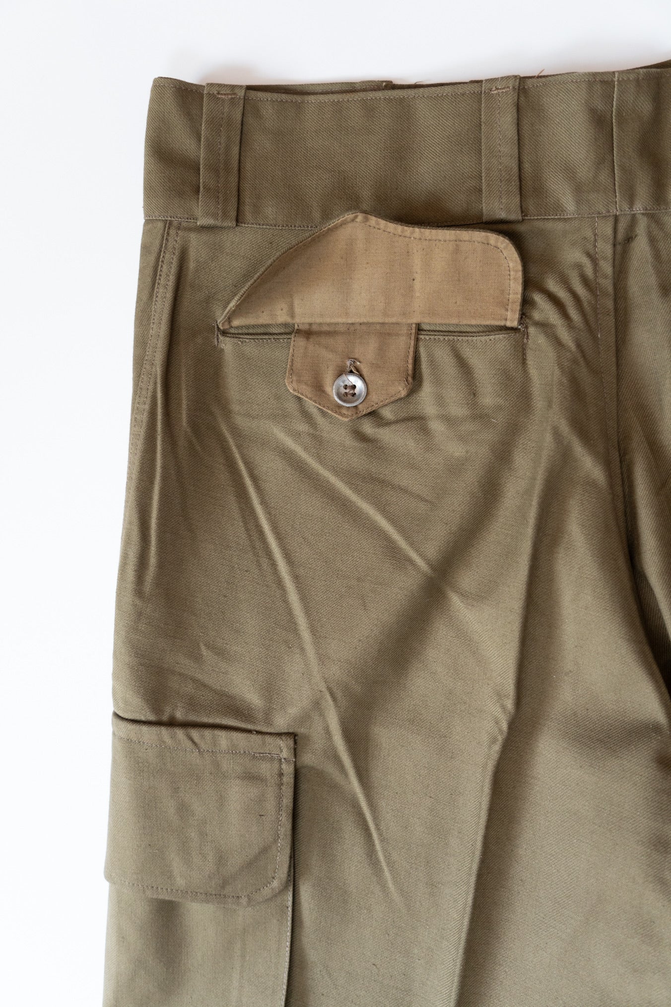 Pantalon de campagne M-47 de l'armée française, modèle ancien, boutons métalliques, taille 33, DEADSTOCK