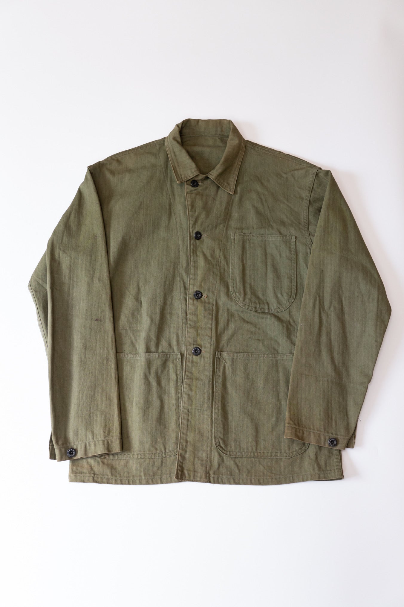 40s WWⅡ USNavy N-3  HBT JACKET Good Condition
