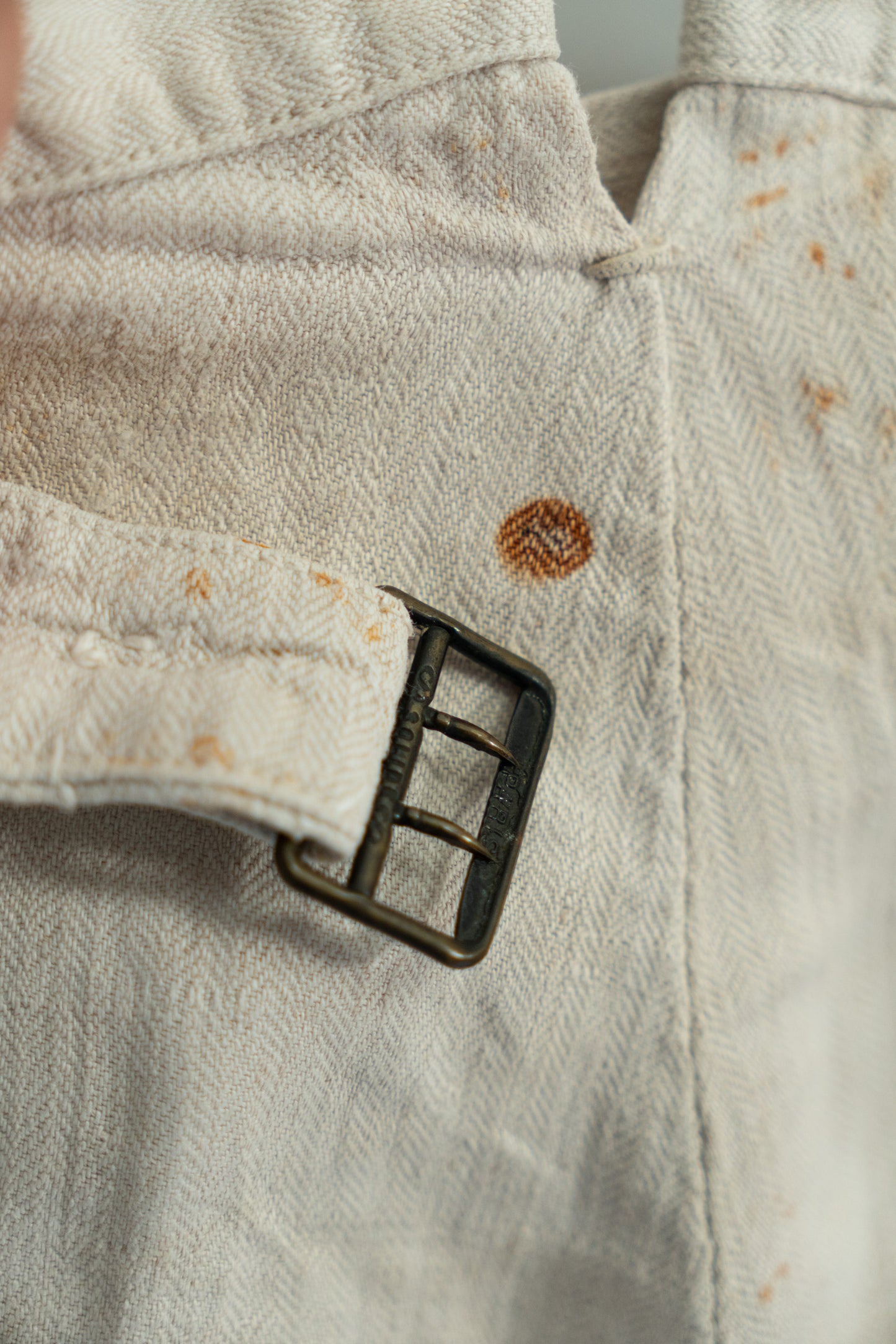 10−30s French Army WWⅠ Linen HBT Bourgeron Pants