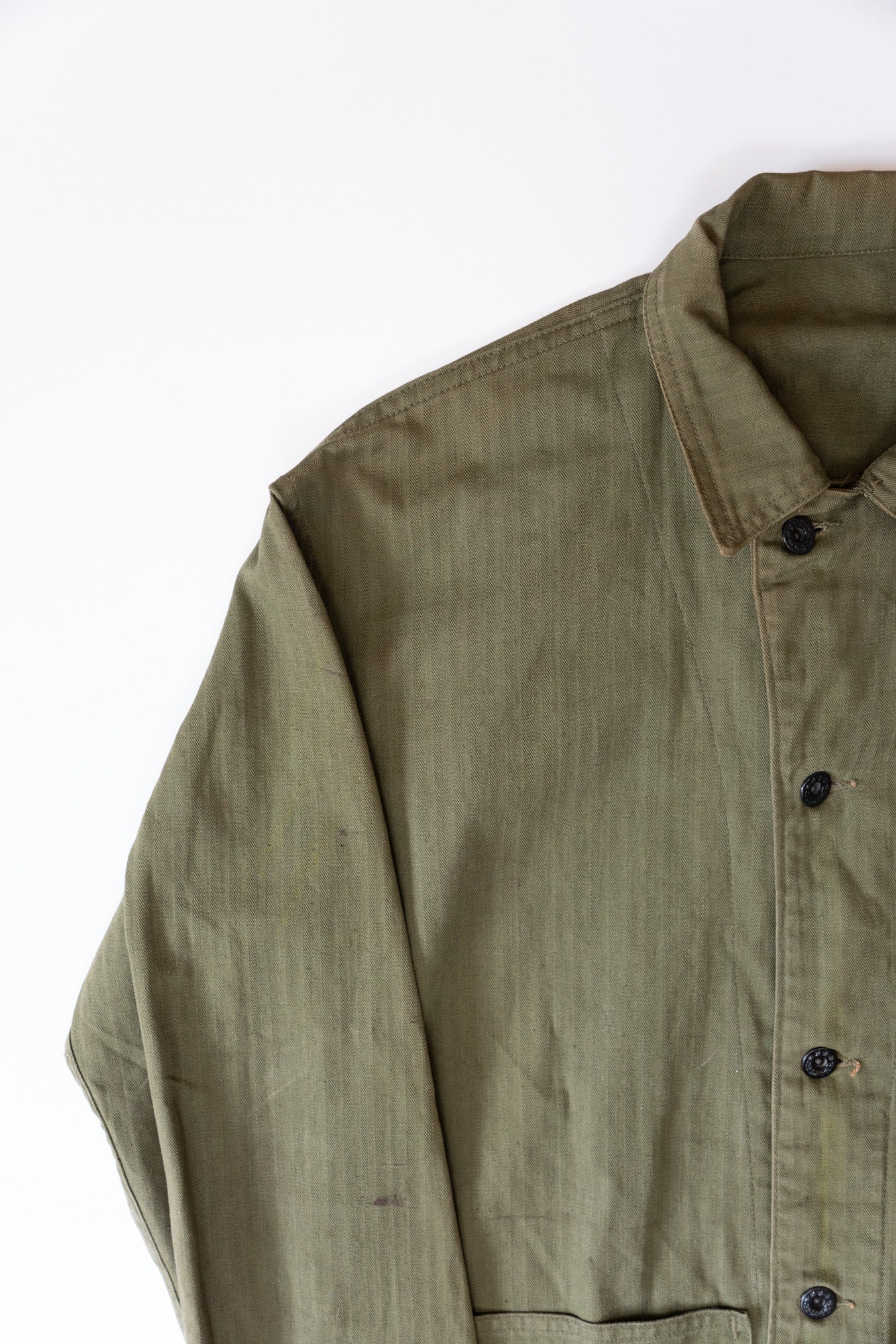 40s WWⅡ USNavy N-3  HBT JACKET Good Condition