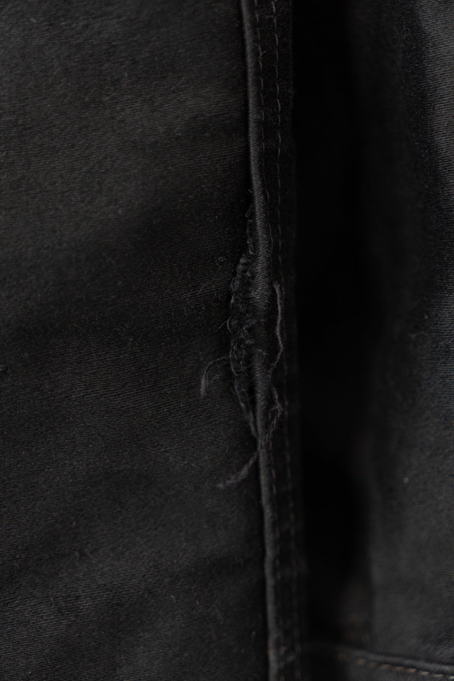 Veste de travail française en moleskine noire des années 30 « Le Travailleur »