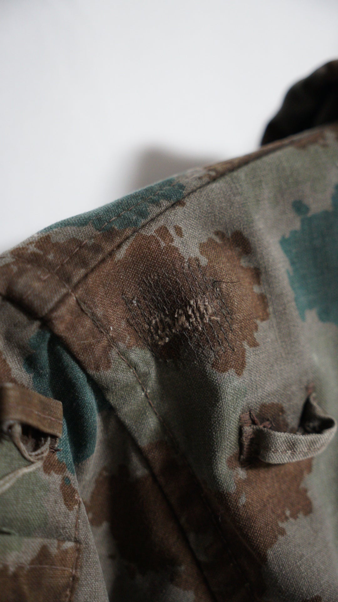 Veste de sniper camouflage Blumentarn est-allemande des années 50-60