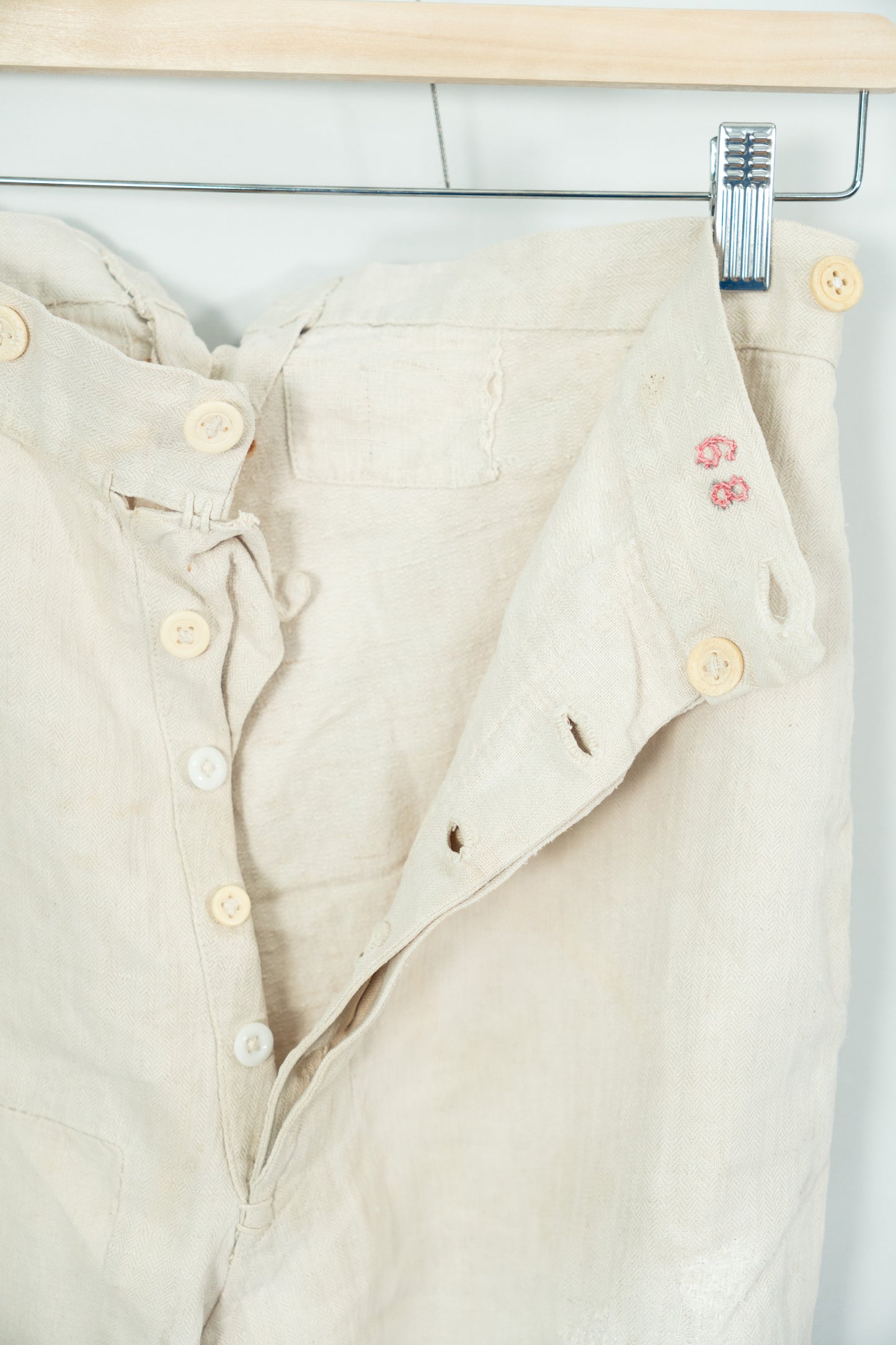 10−30s French Army WWⅠ Linen HBT Bourgeron Pants