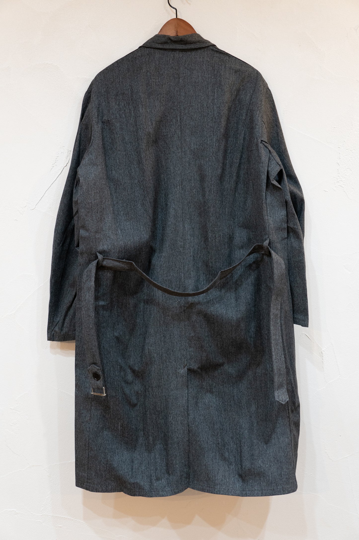 50-60s Black Chambray AtelierCoat « AU MOLINEL » DEAD STOCK