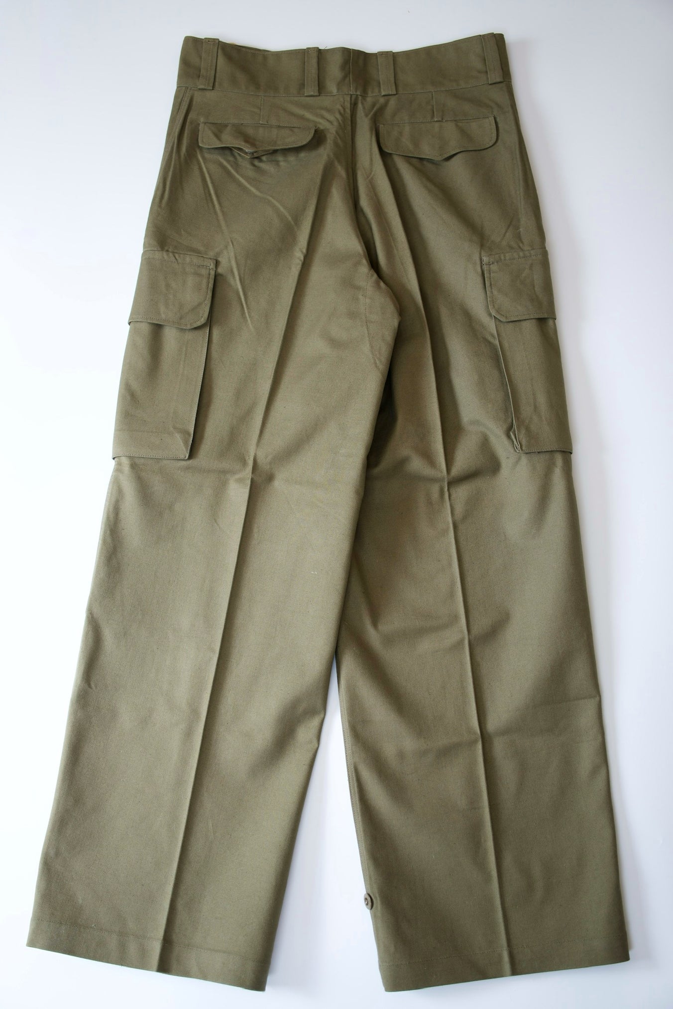 Pantalon de campagne M-47 de l'armée française, modèle ancien, boutons métalliques, taille 33, DEADSTOCK