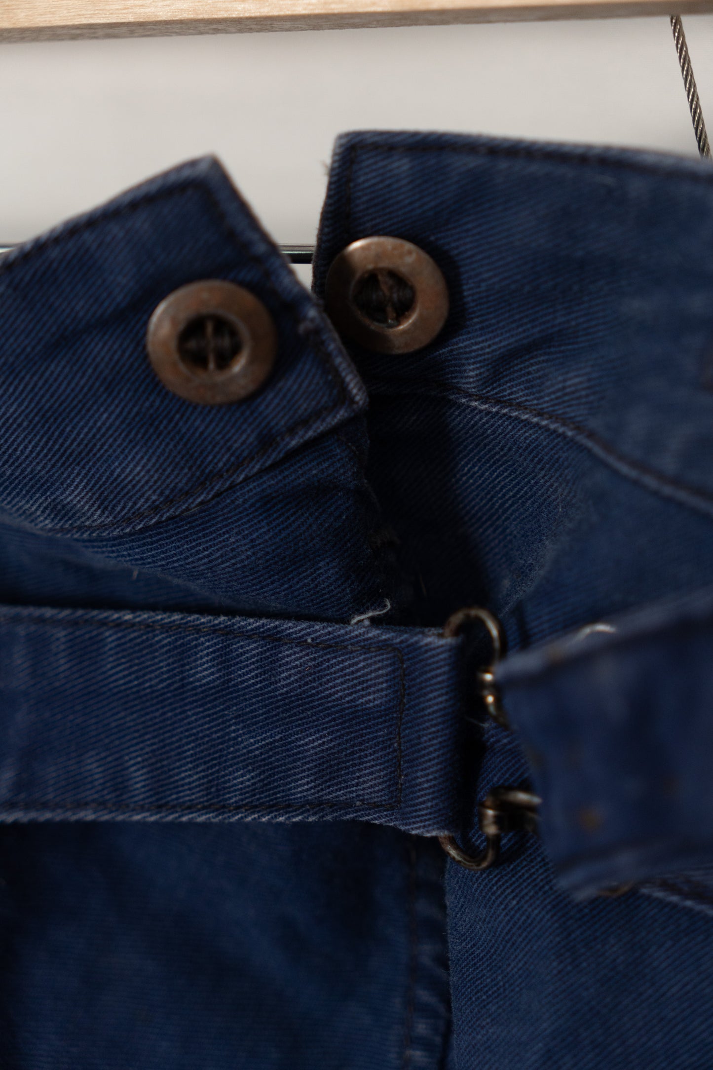 Pantalon de travail français en sergé de coton des années 40 « Saint-Georges »