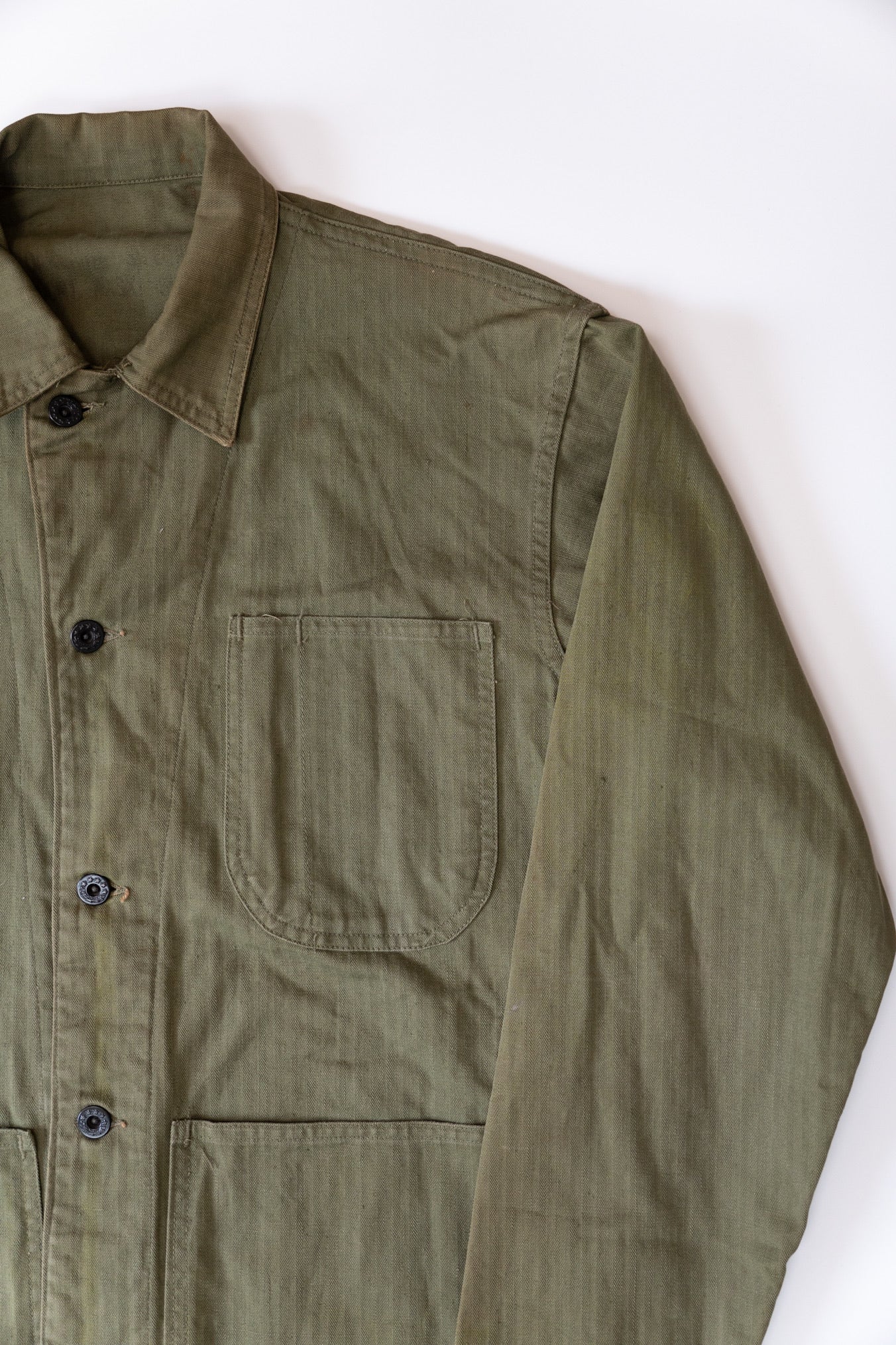 40s WWⅡ USNavy N-3  HBT JACKET Good Condition