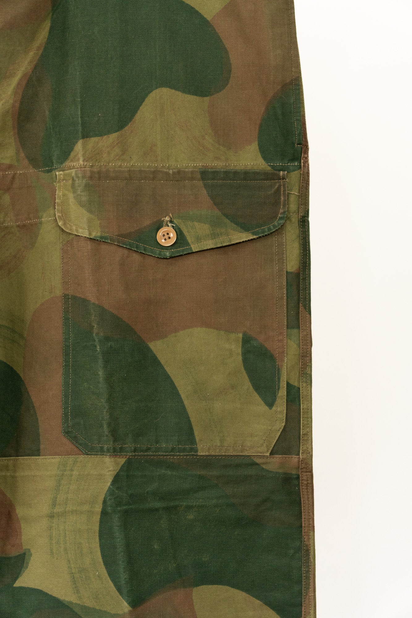 50s Belgian Army Ball&Moon Camoflauge Over Pants Early Model DEADSTOCK