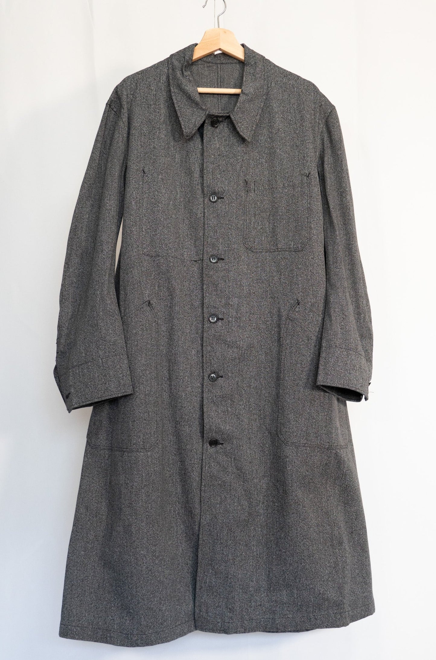 40s Black Chambray AtelierCoat French Army DEAD STOCK