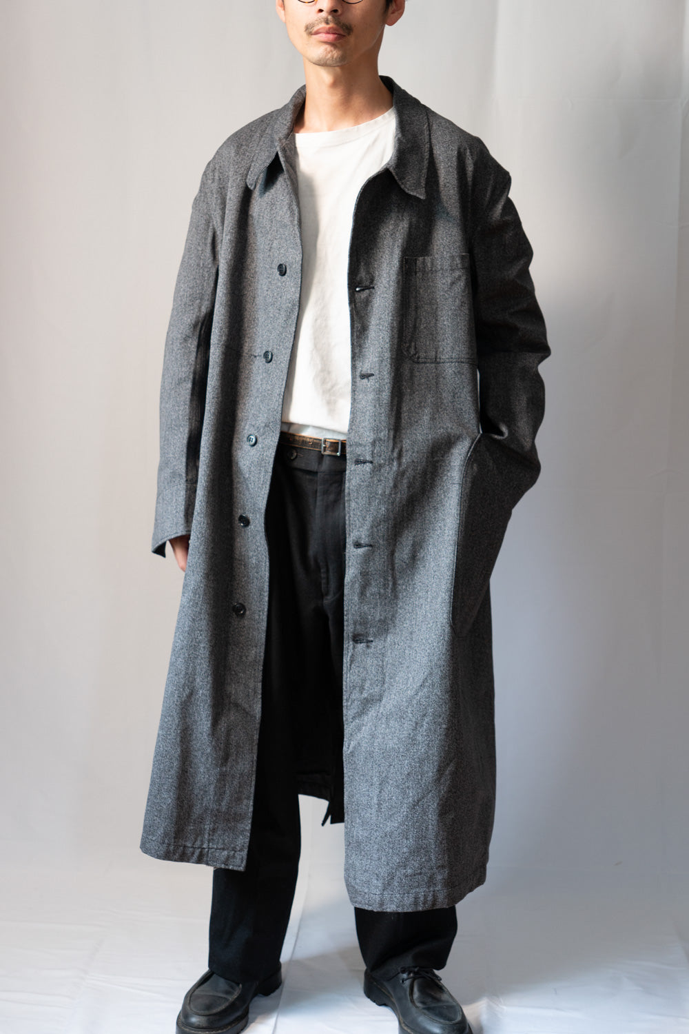 40s Black Chambray AtelierCoat French Army DEAD STOCK
