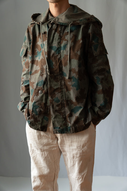 50er-60er Jahre DDR Blumentarn Camouflage Scharfschützenjacke