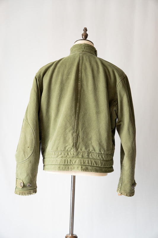 60er Jahre schwedische Armee-Motorradjacke mit Futter „C50”