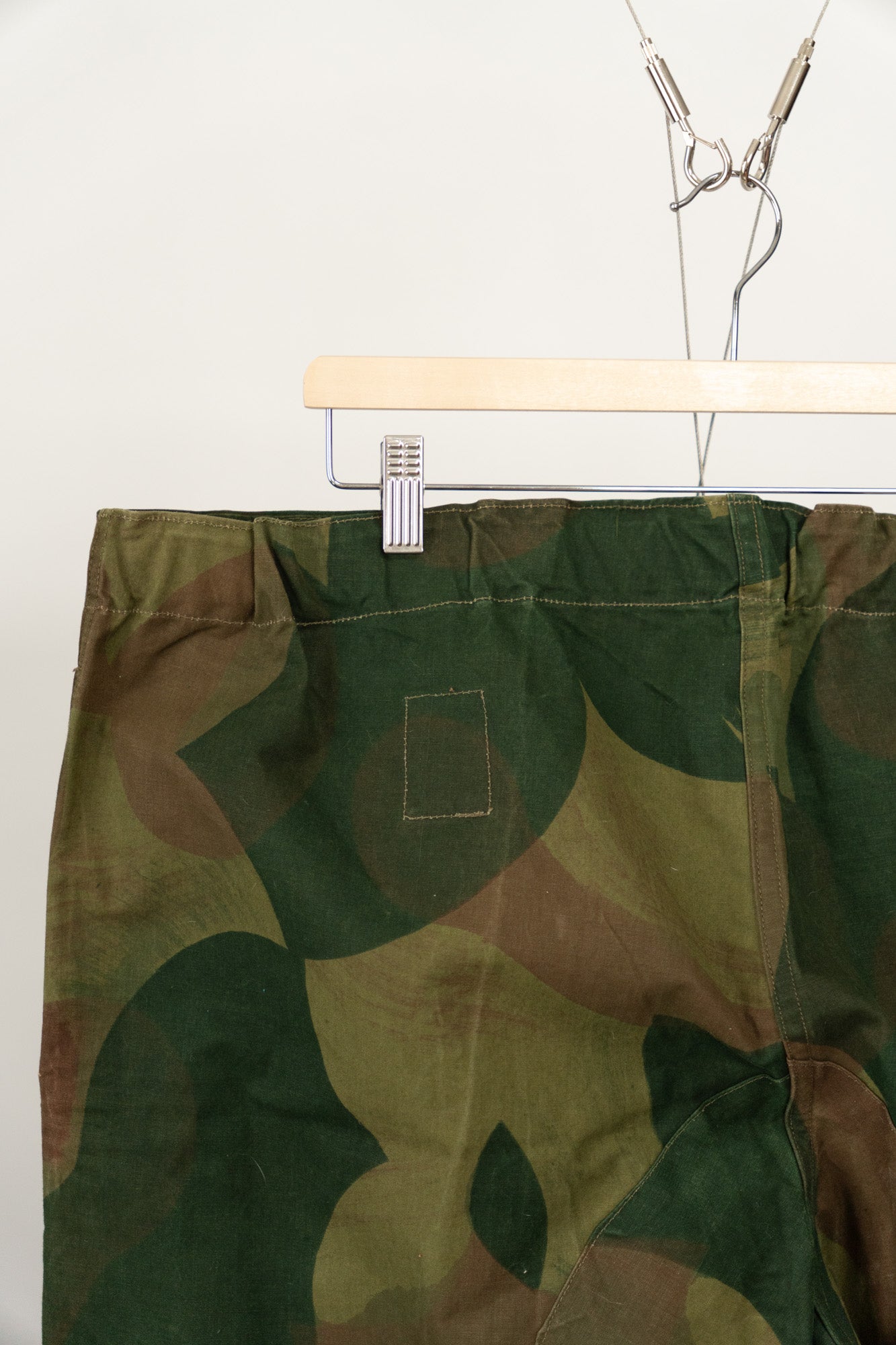 50s Belgian Army Ball&Moon Camoflauge Over Pants Early Model DEADSTOCK