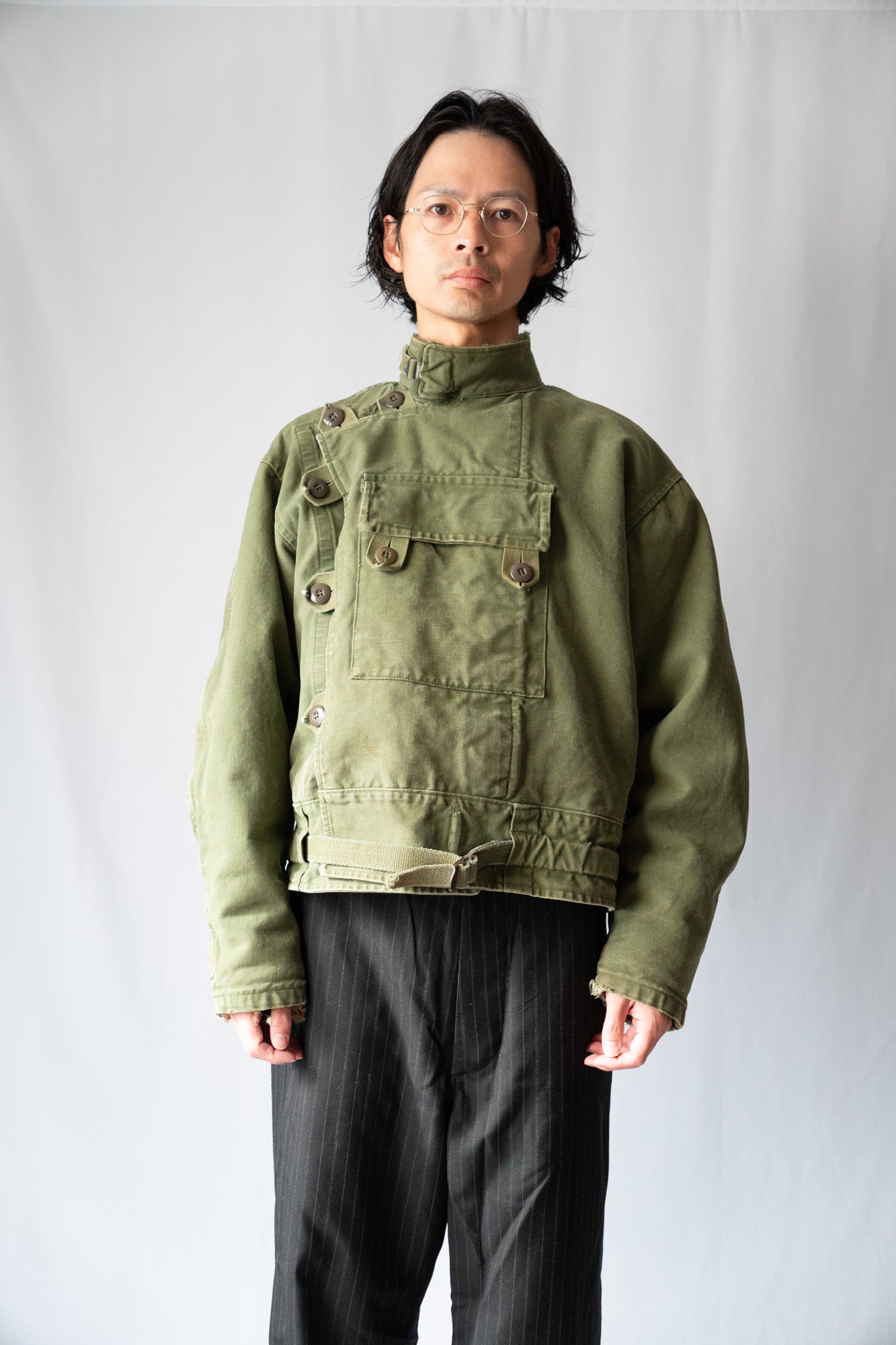 Veste de moto de l'armée suédoise des années 60 avec doublure « C50 »