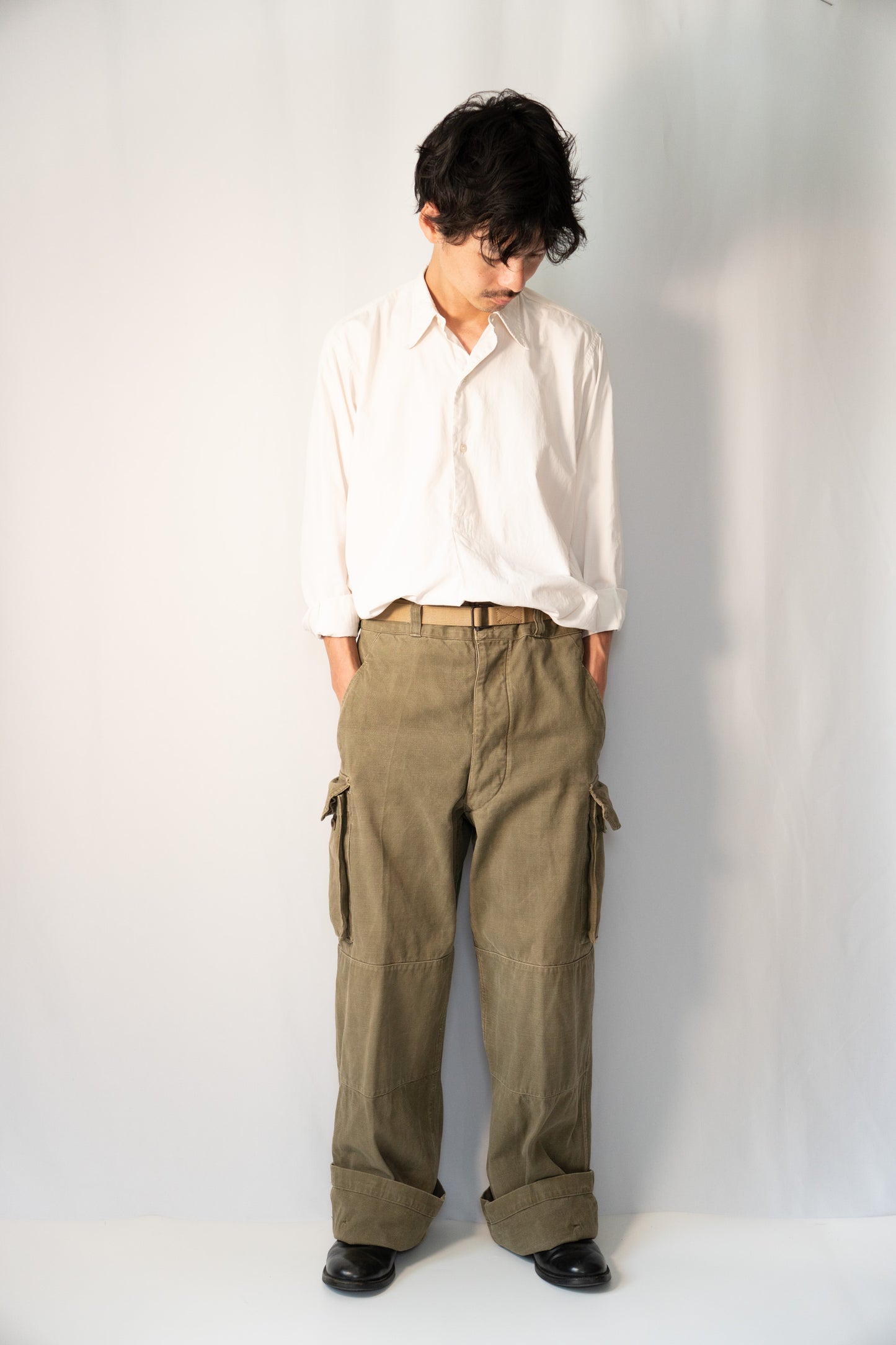 Pantalon de campagne M-47 de l'armée française des années 40, modèle ancien