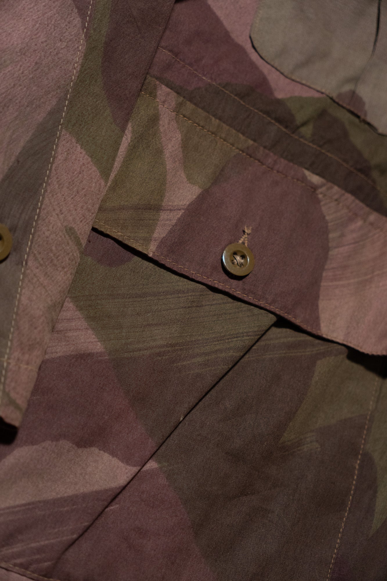 40s WWⅡ British Army SAS Camouflage Smock DEAD STOCK