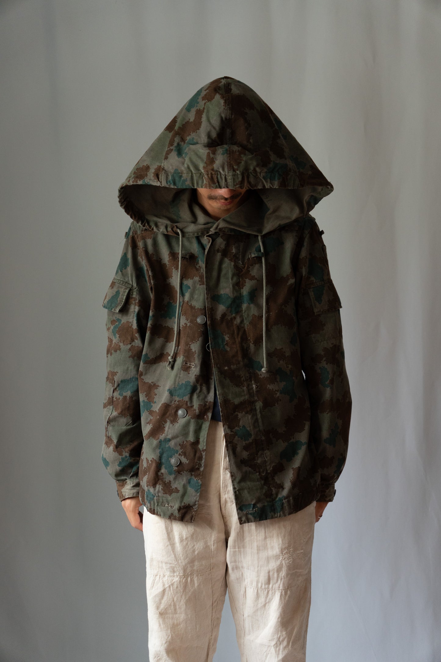 Veste de sniper camouflage Blumentarn est-allemande des années 50-60
