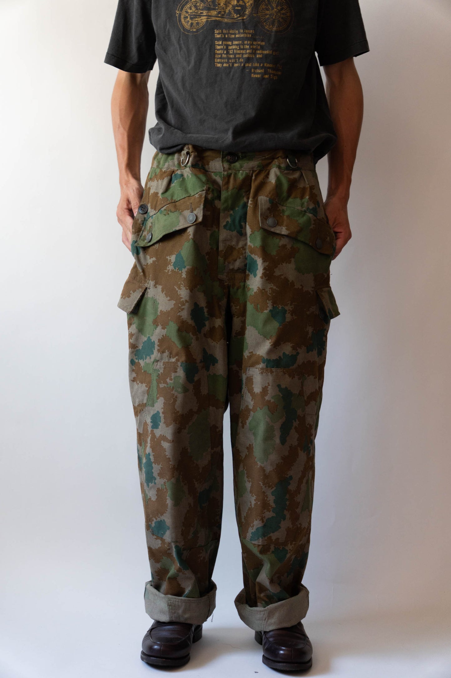 60s GERMAN ARMY BLUMENTARN CAMOUFLAGE TROUSER DEADSTOCK