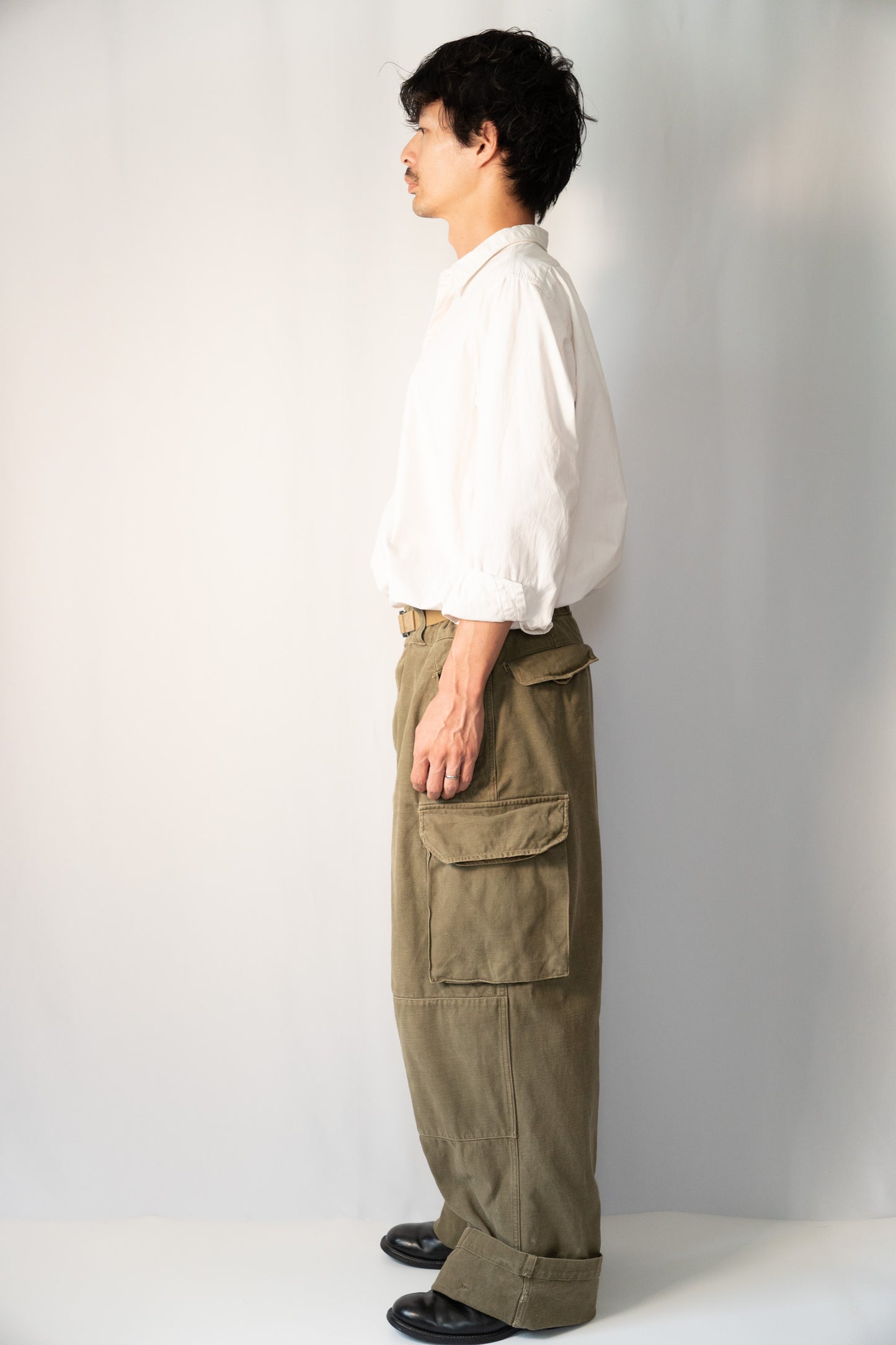 Pantalon de campagne M-47 de l'armée française des années 40, modèle ancien