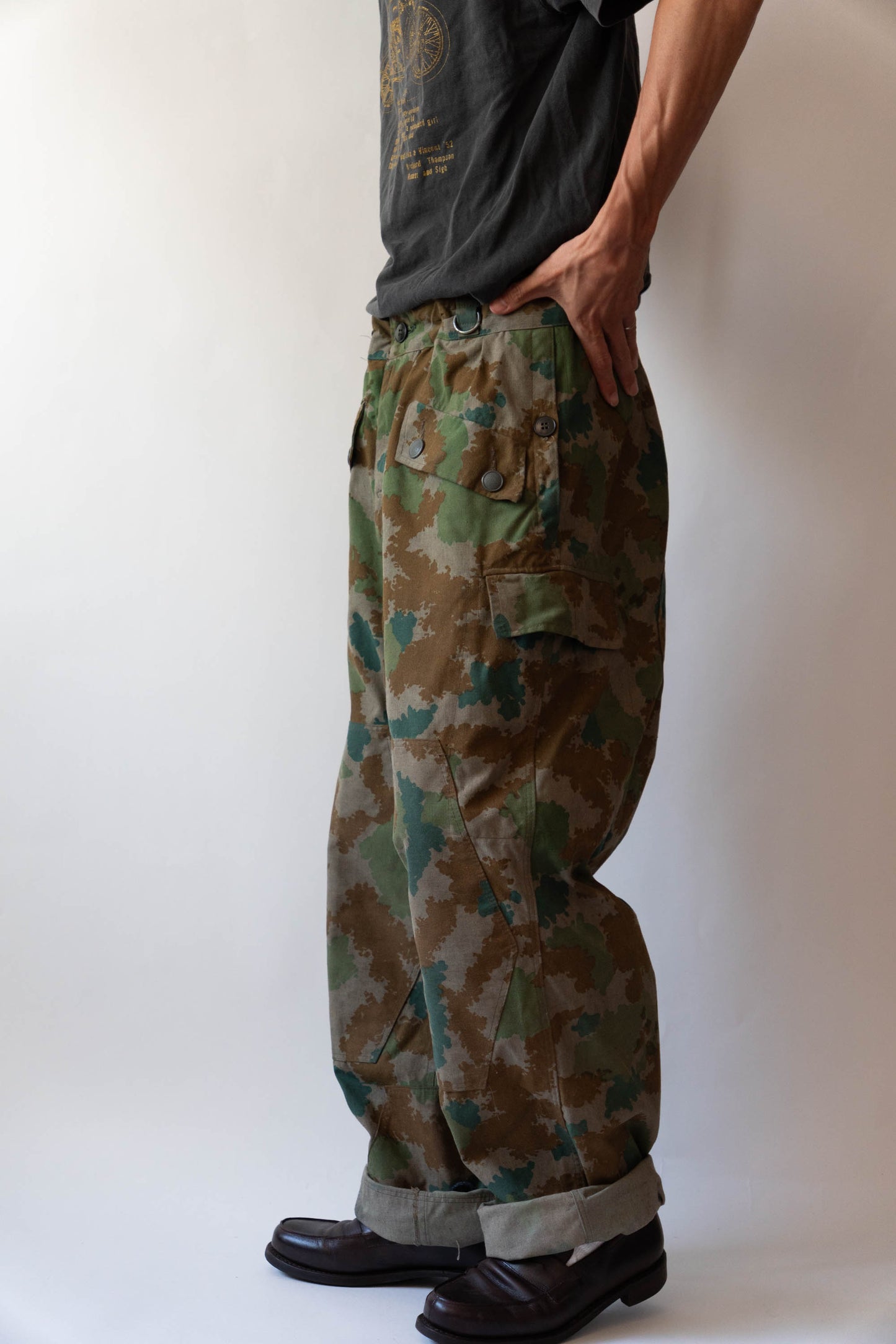 60s GERMAN ARMY BLUMENTARN CAMOUFLAGE TROUSER DEADSTOCK