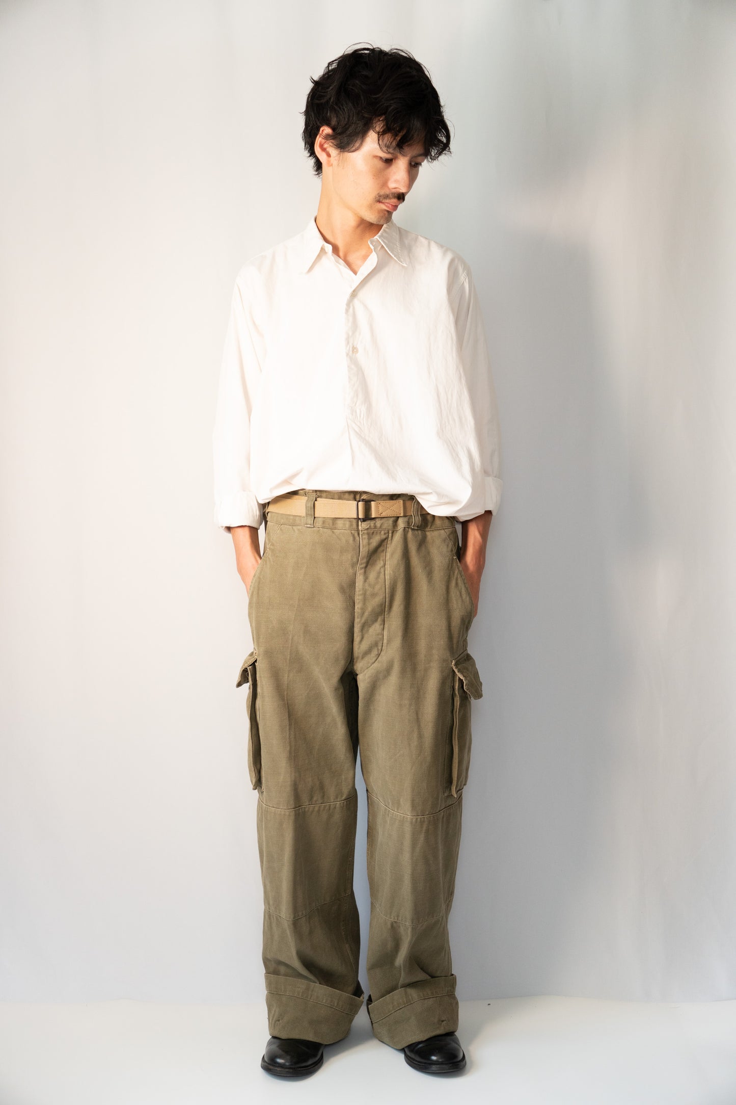 Pantalon de campagne M-47 de l'armée française des années 40, modèle ancien