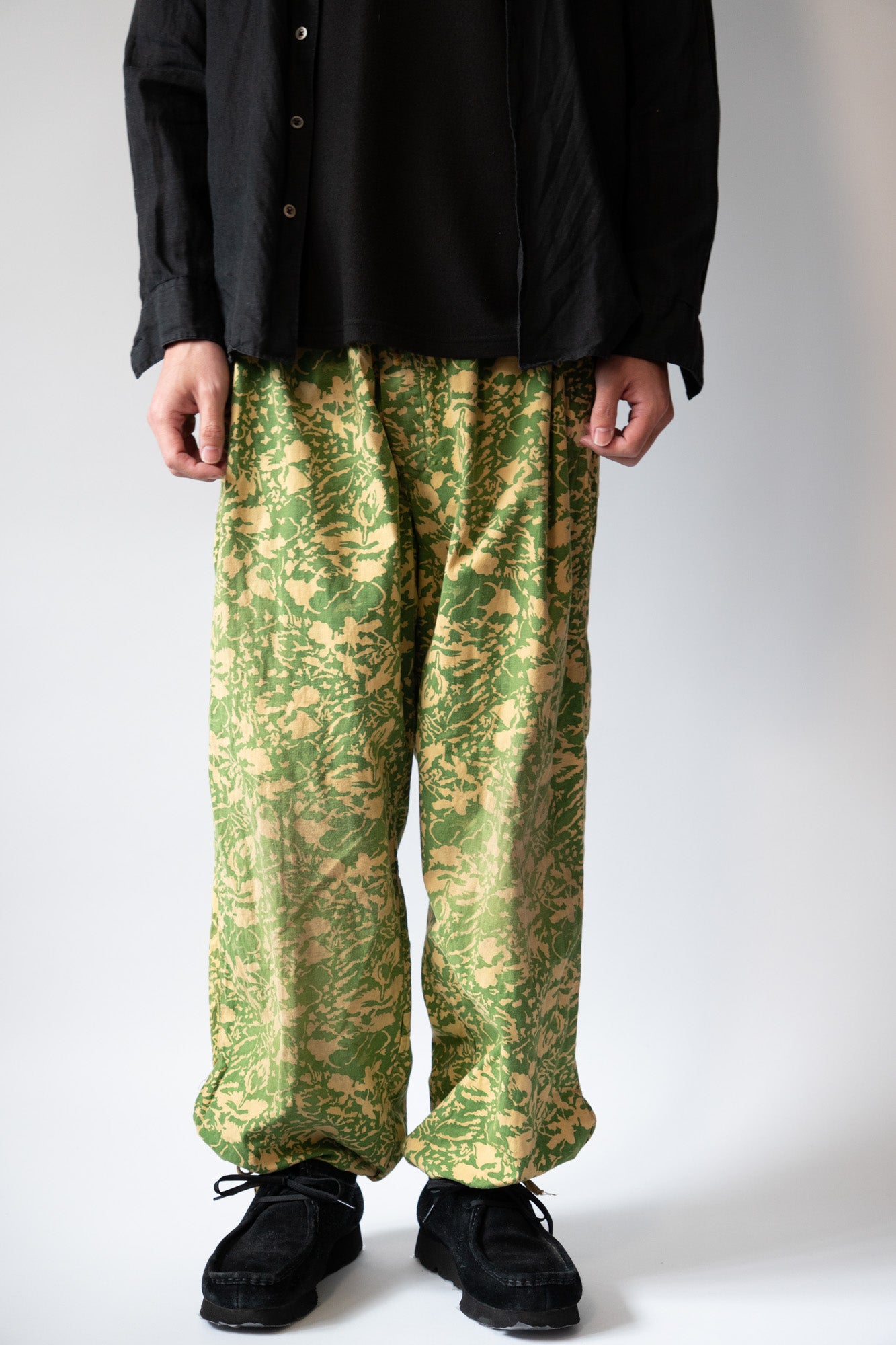 Pantalon de sniper de l'armée roumaine des années 50, camouflage feuille d'été