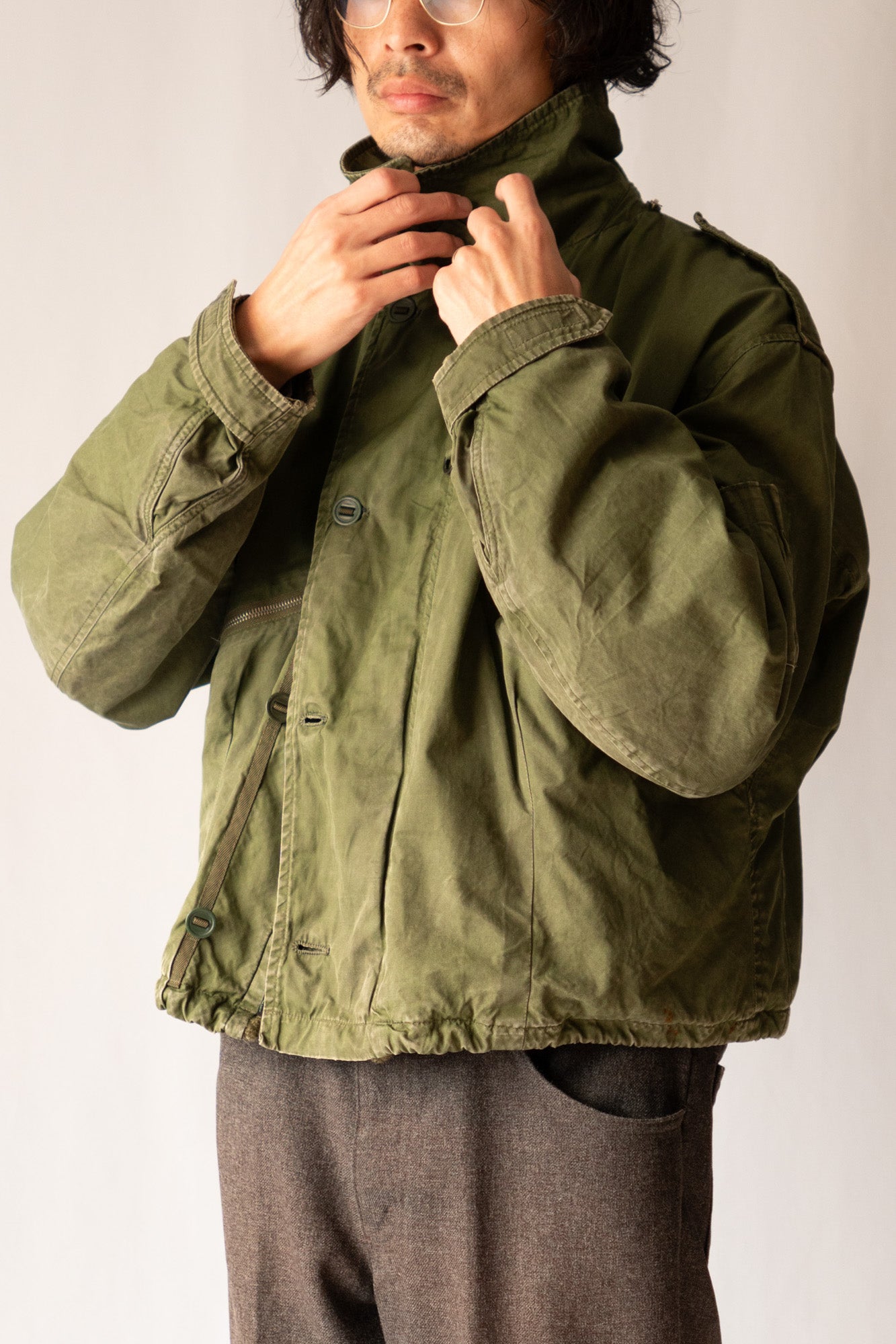 Veste d'aviateur MK3 pour temps froid de la Royal Air Force britannique des années 80