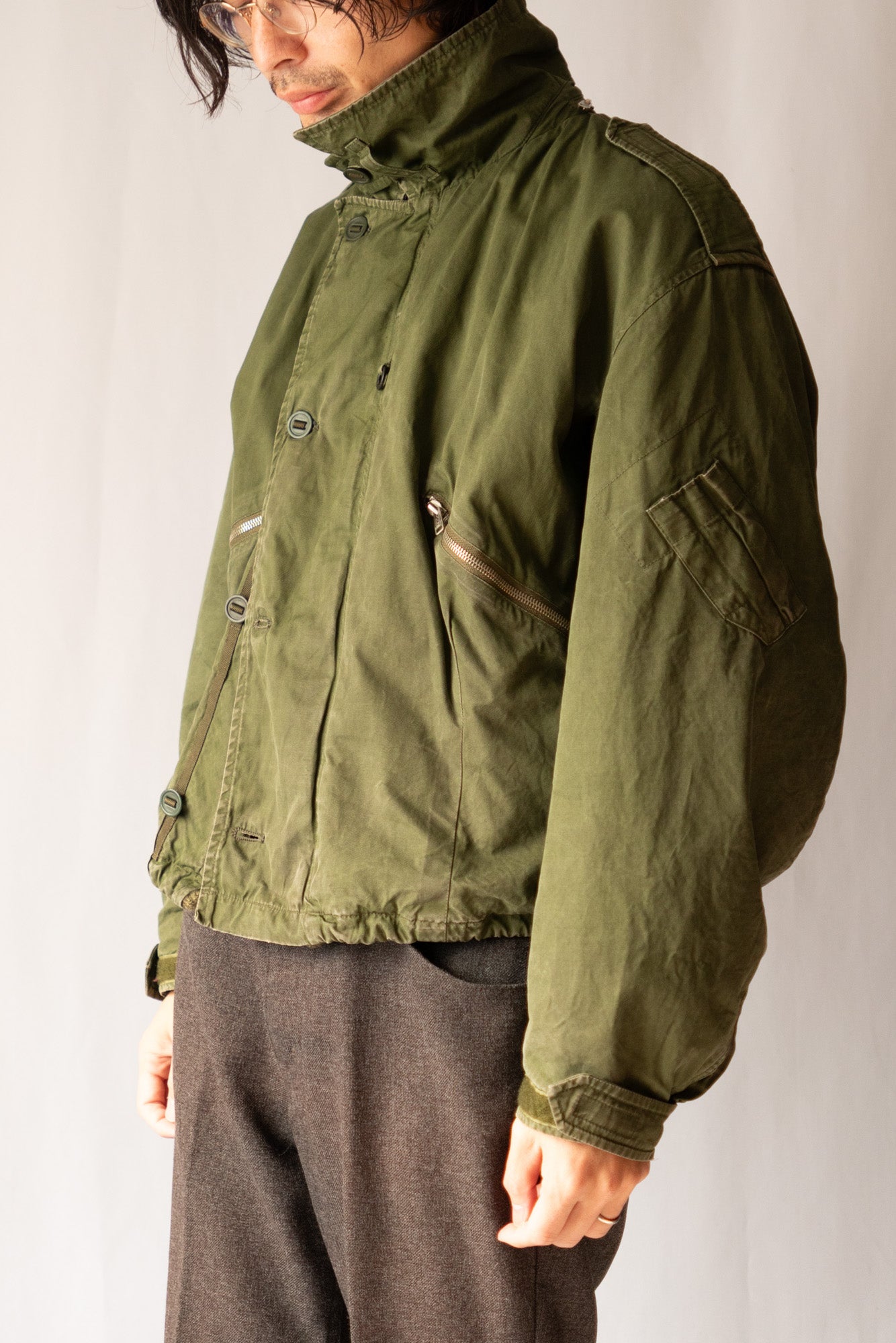 Veste d'aviateur MK3 pour temps froid de la Royal Air Force britannique des années 80
