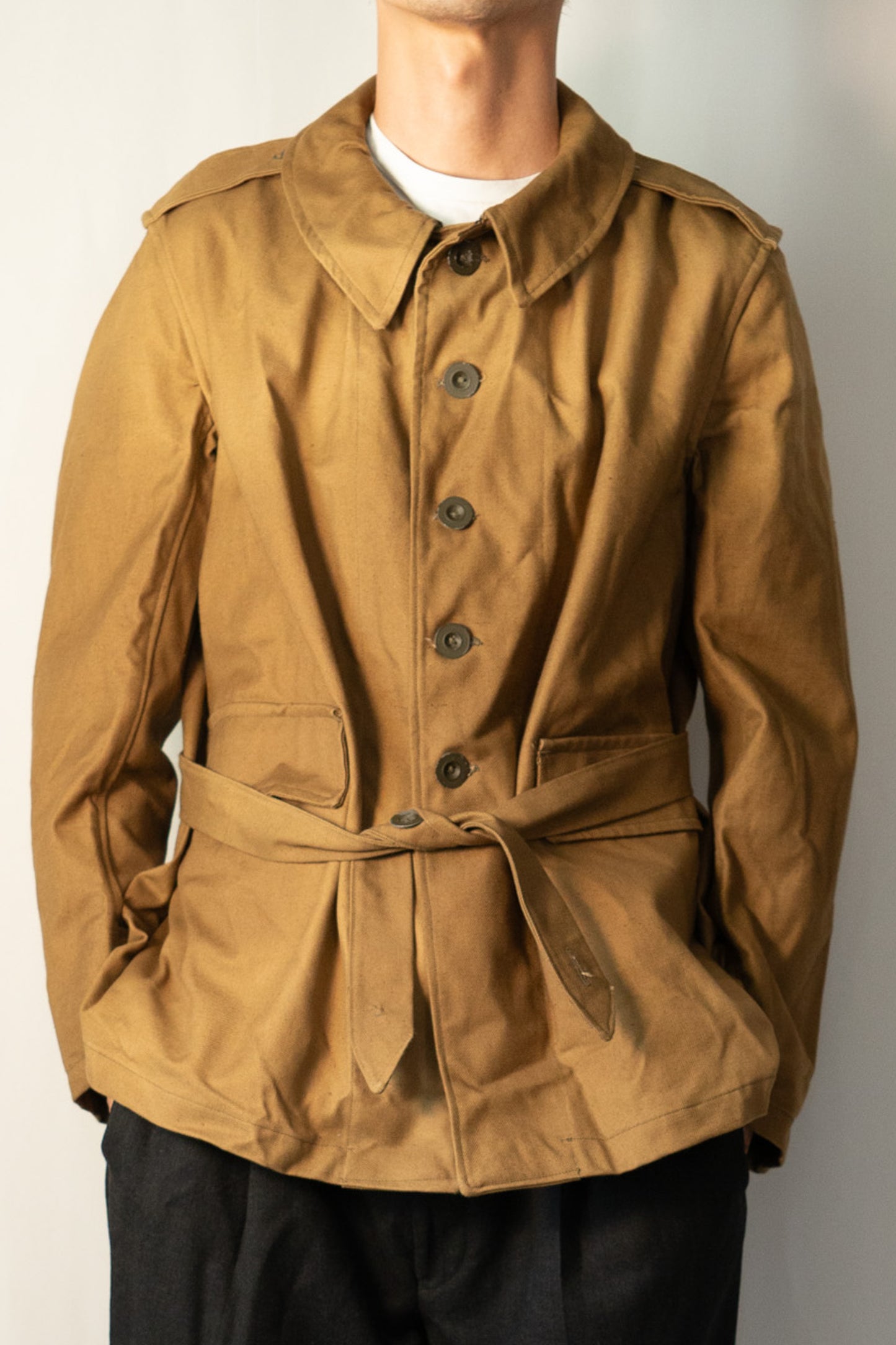 Veste Bourgeron M38 de l'armée française des années 30, DEAD STOCK