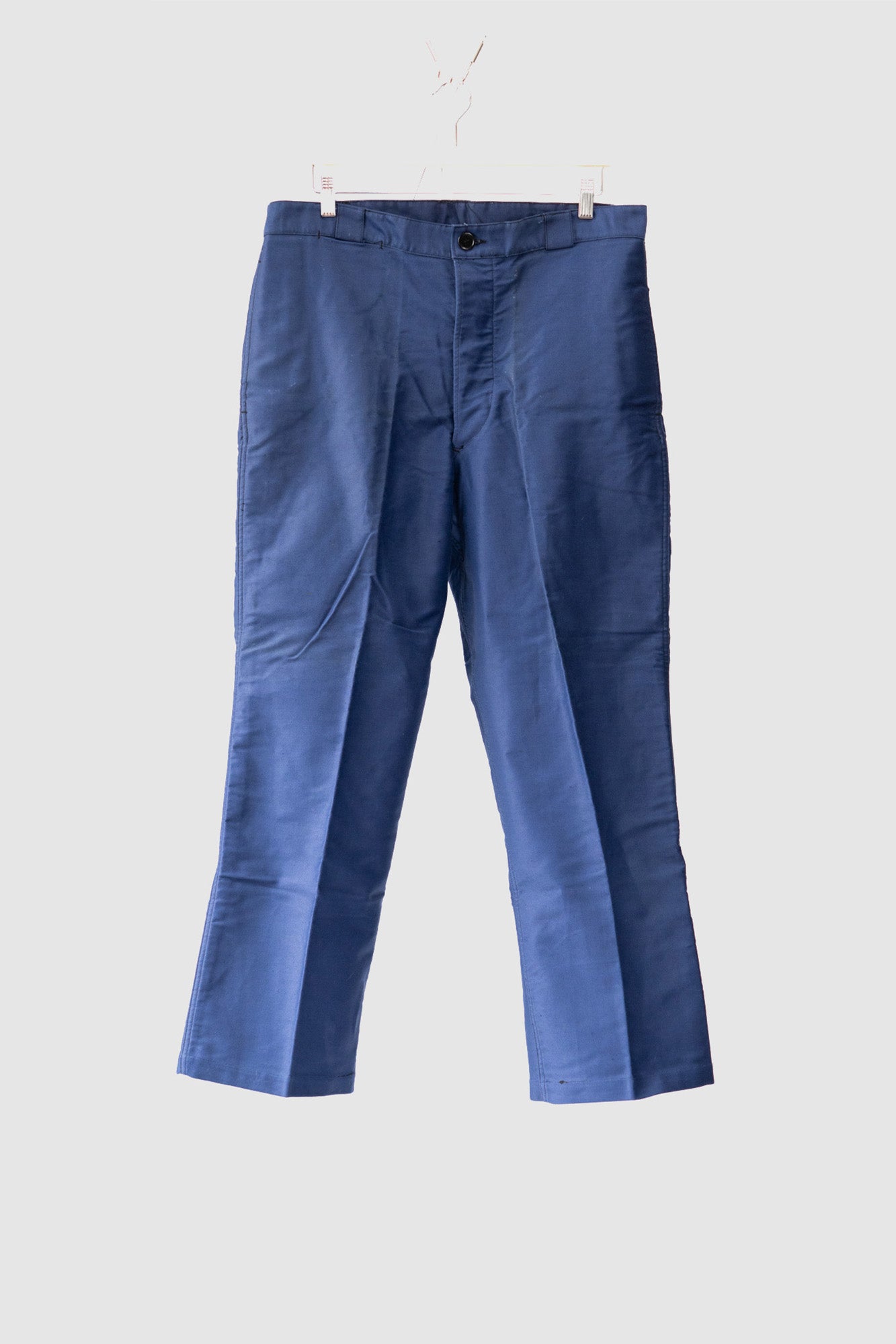 Veste en moleskine bleue Vulcain des années 40, DEAD STOCK