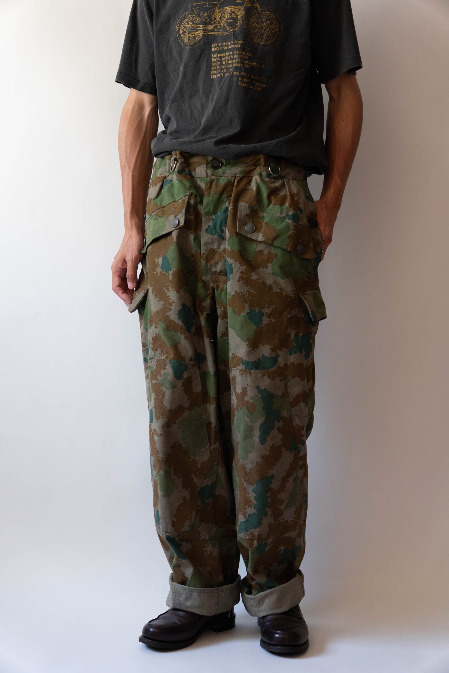 60s GERMAN ARMY BLUMENTARN CAMOUFLAGE TROUSER DEADSTOCK