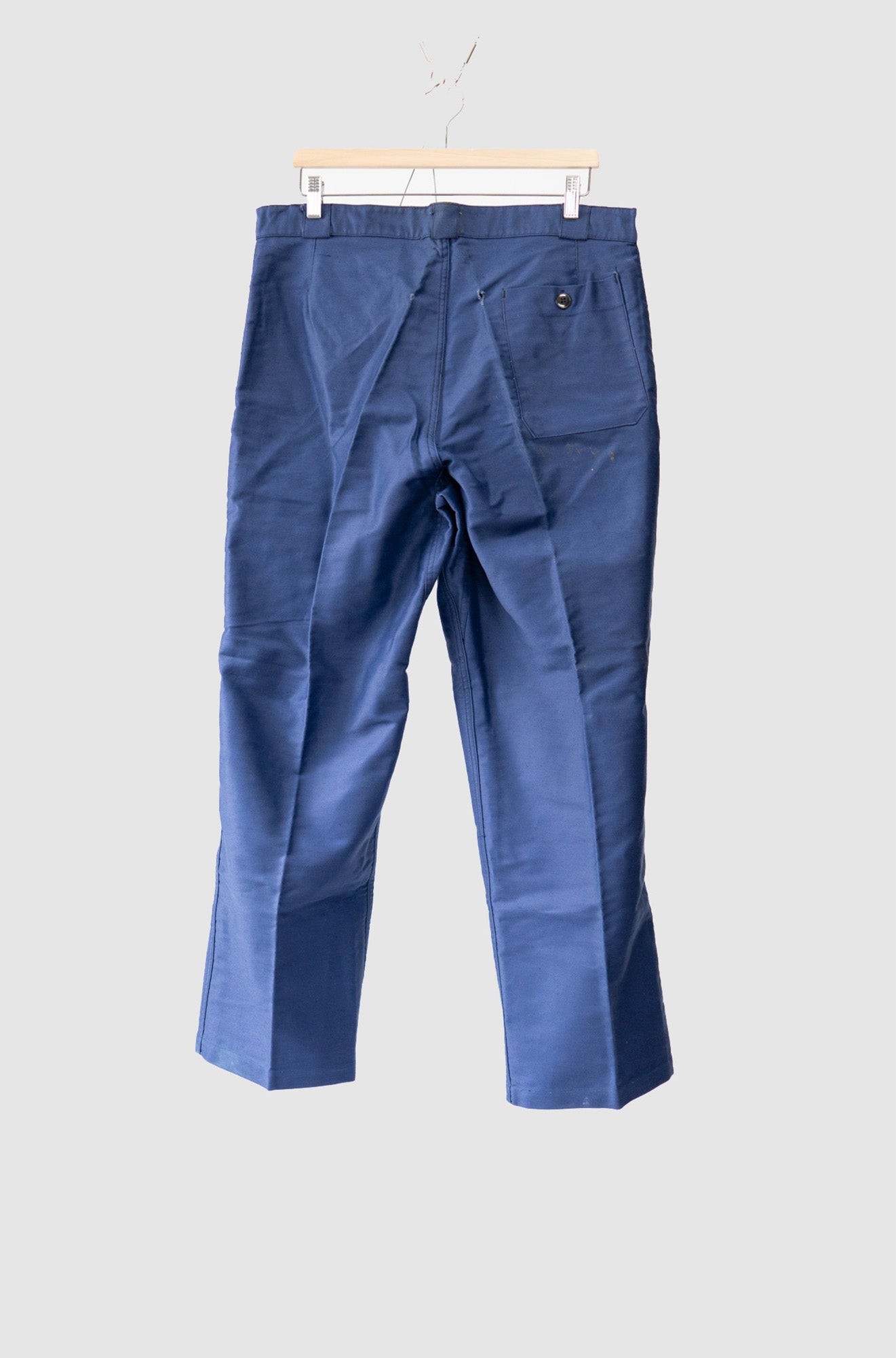 Veste en moleskine bleue Vulcain des années 40, DEAD STOCK