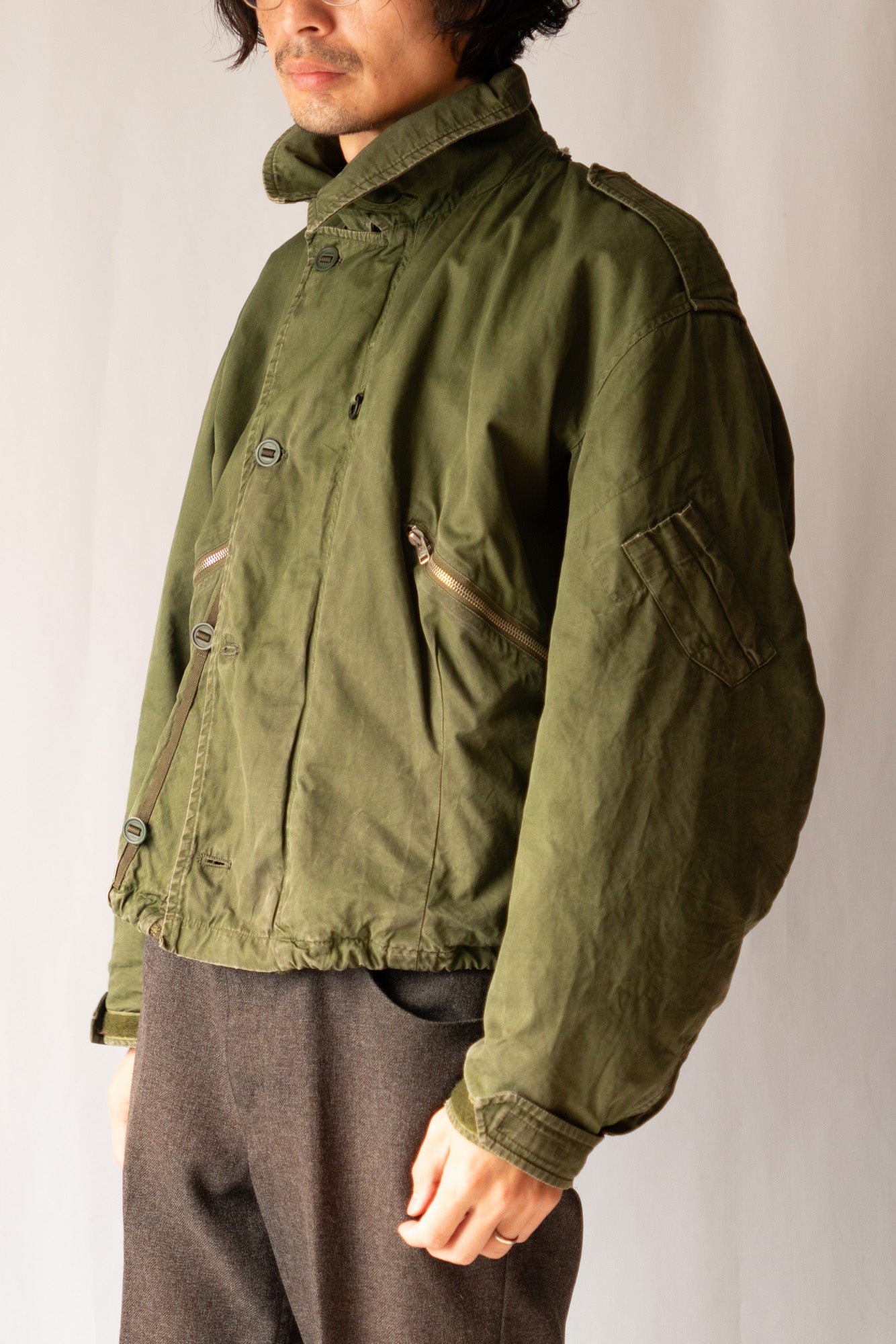 Veste d'aviateur MK3 pour temps froid de la Royal Air Force britannique des années 80