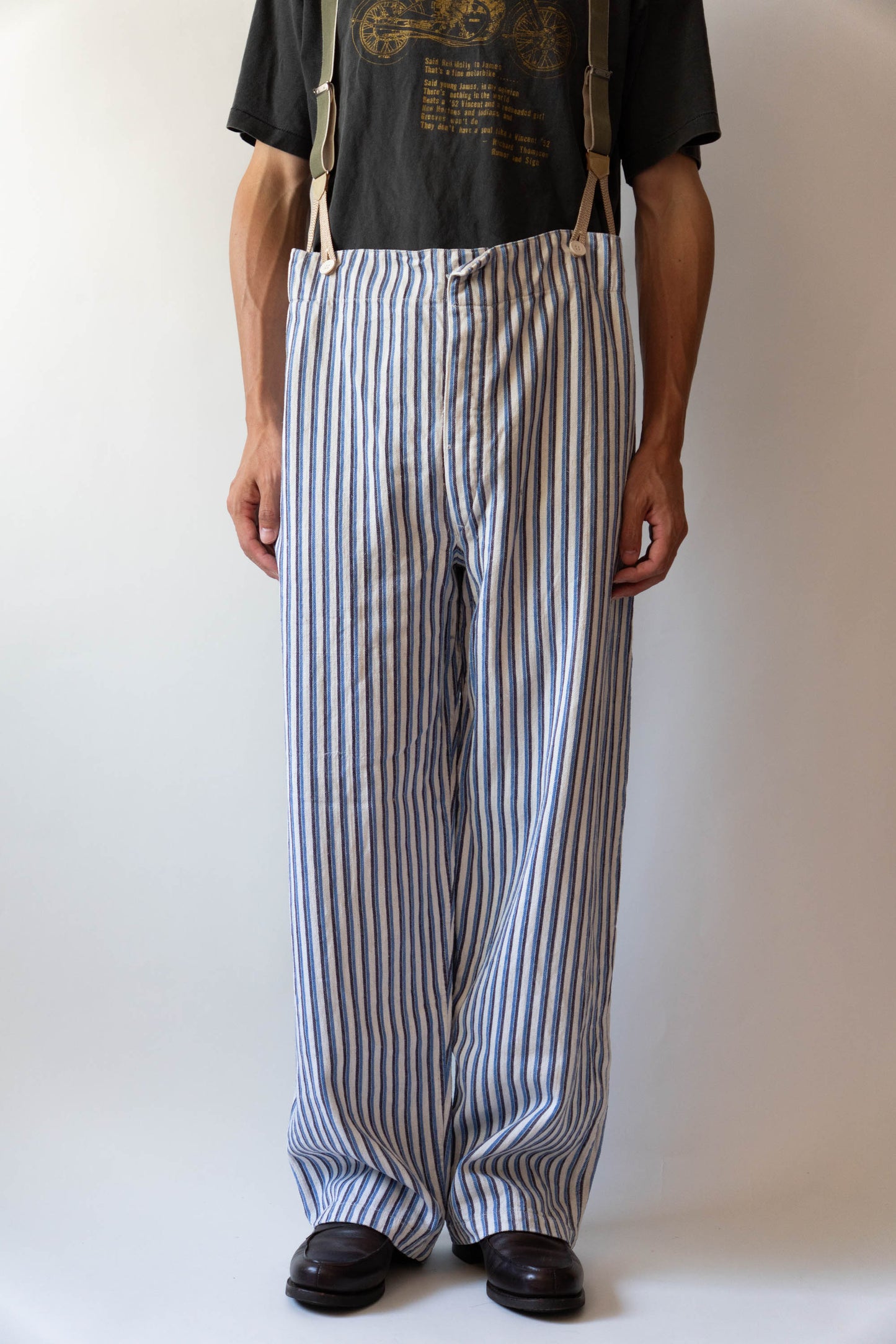 30s GERMAN ARMY WEHRMACHT DRILLICH HOSPITAL TROUSER