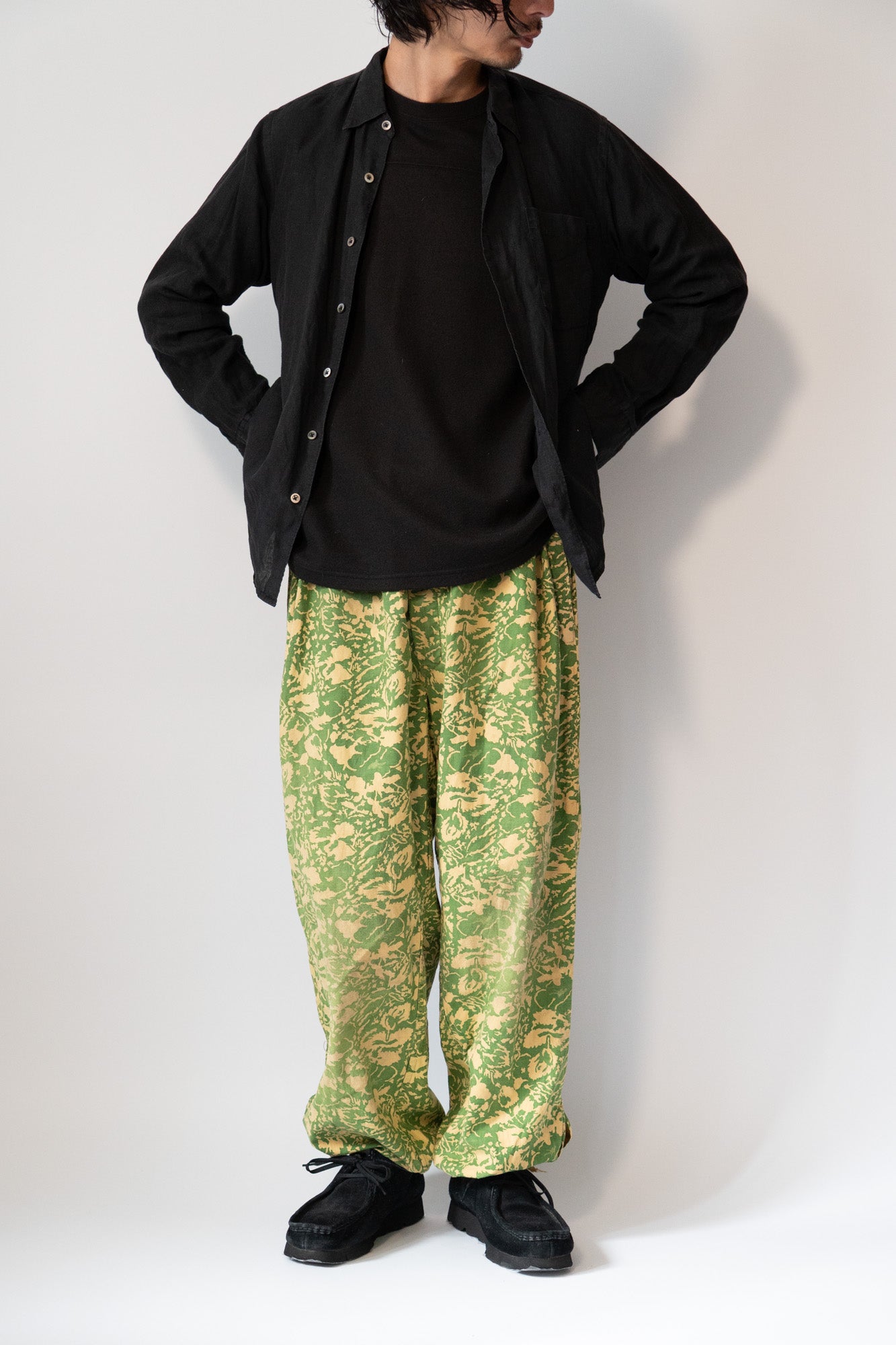 Pantalon de sniper de l'armée roumaine des années 50, camouflage feuille d'été