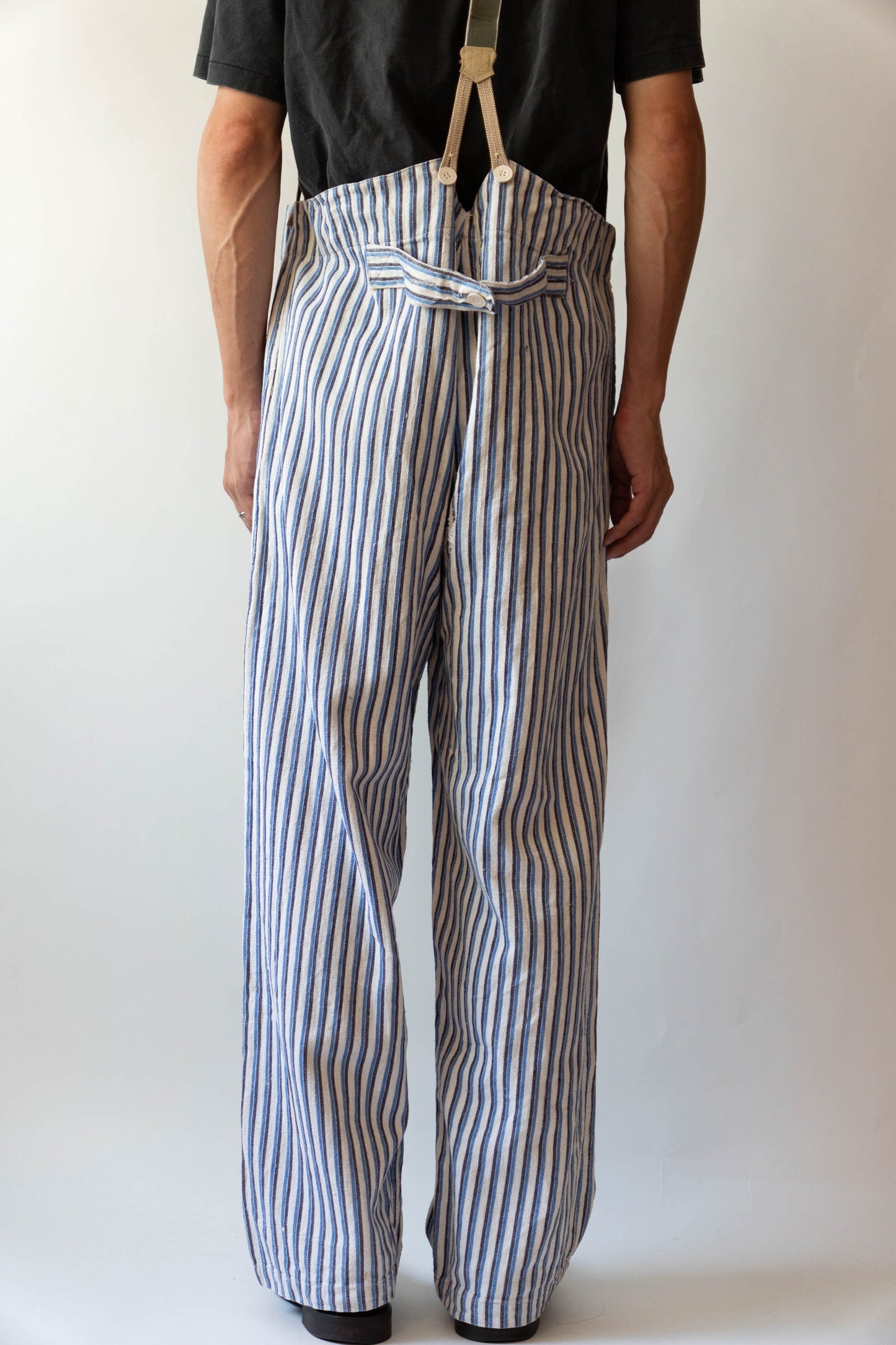 30s GERMAN ARMY WEHRMACHT DRILLICH HOSPITAL TROUSER