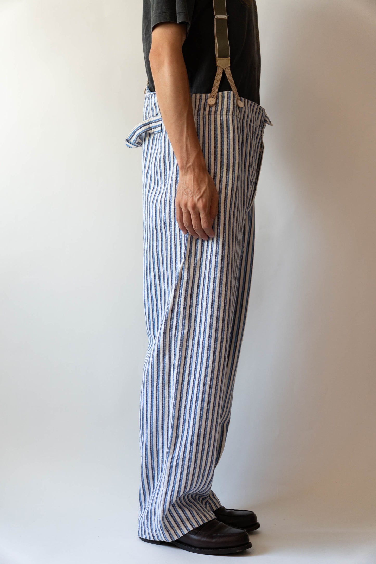 30s GERMAN ARMY WEHRMACHT DRILLICH HOSPITAL TROUSER