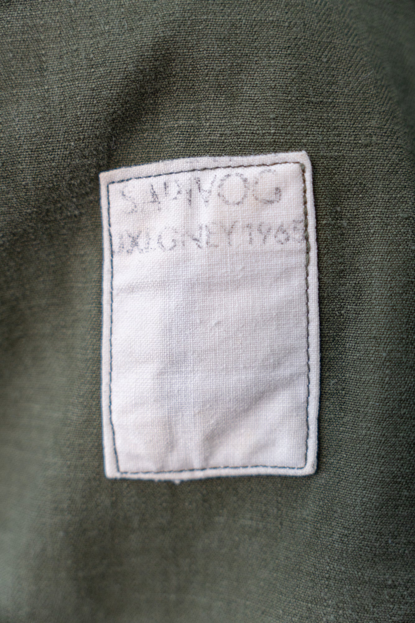 Veste de parachutiste TAP47/56 de l'armée française des années 60, HBT modifiée