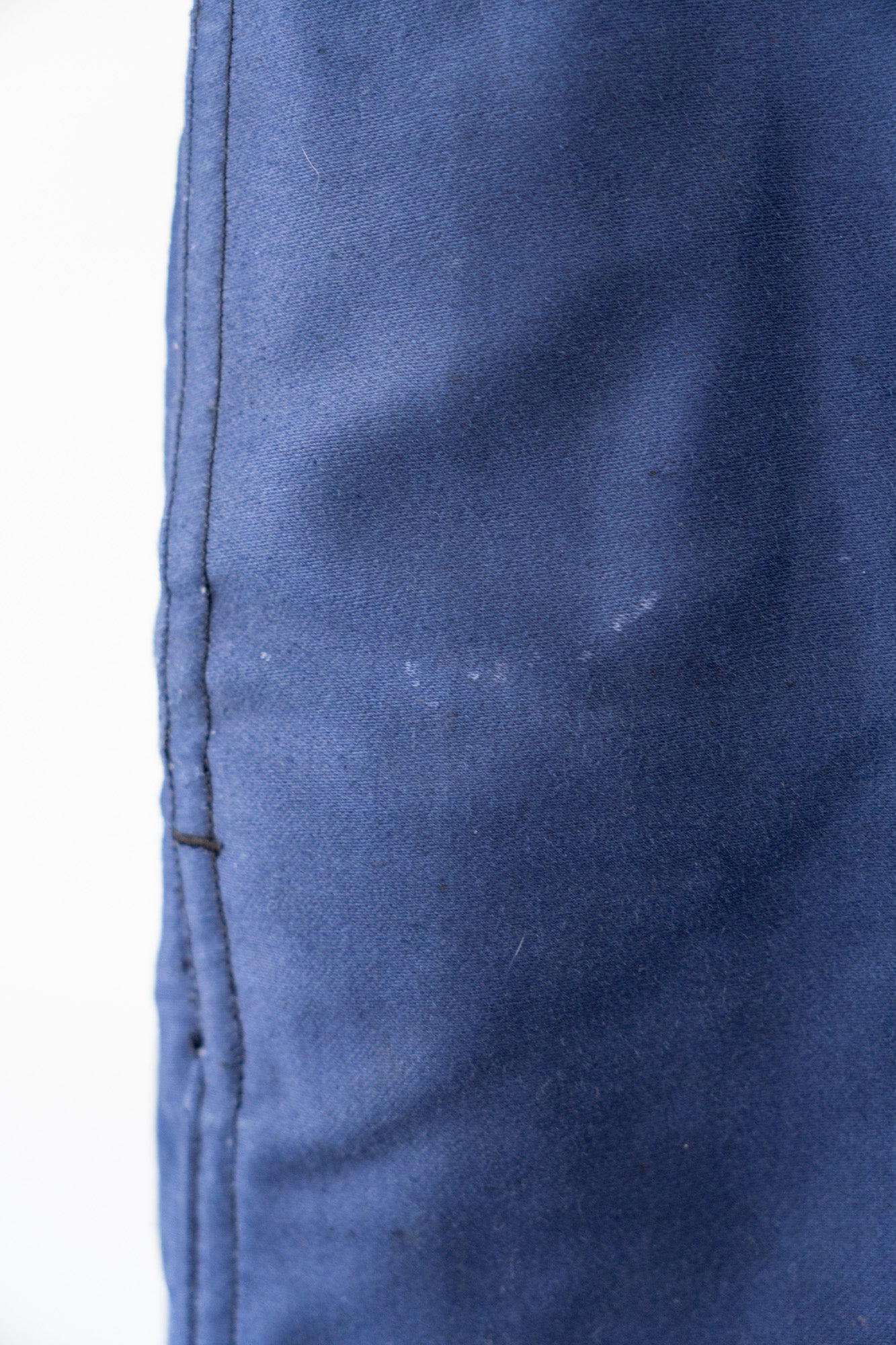 Veste en moleskine bleue Vulcain des années 40, DEAD STOCK