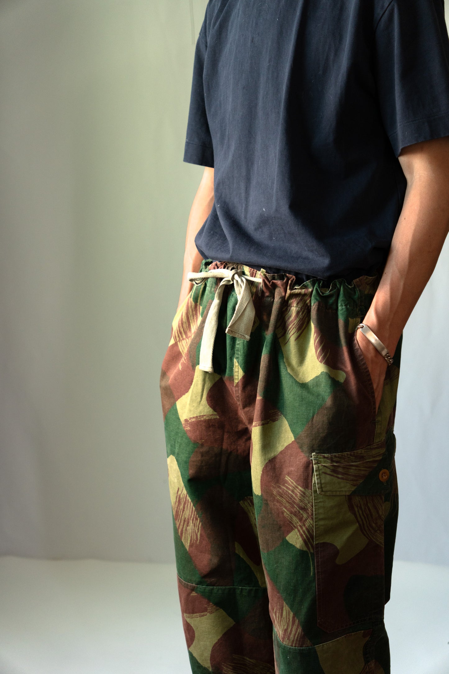50s Belgian Army Brush Stroke Camoflauge Over Pants Early Model